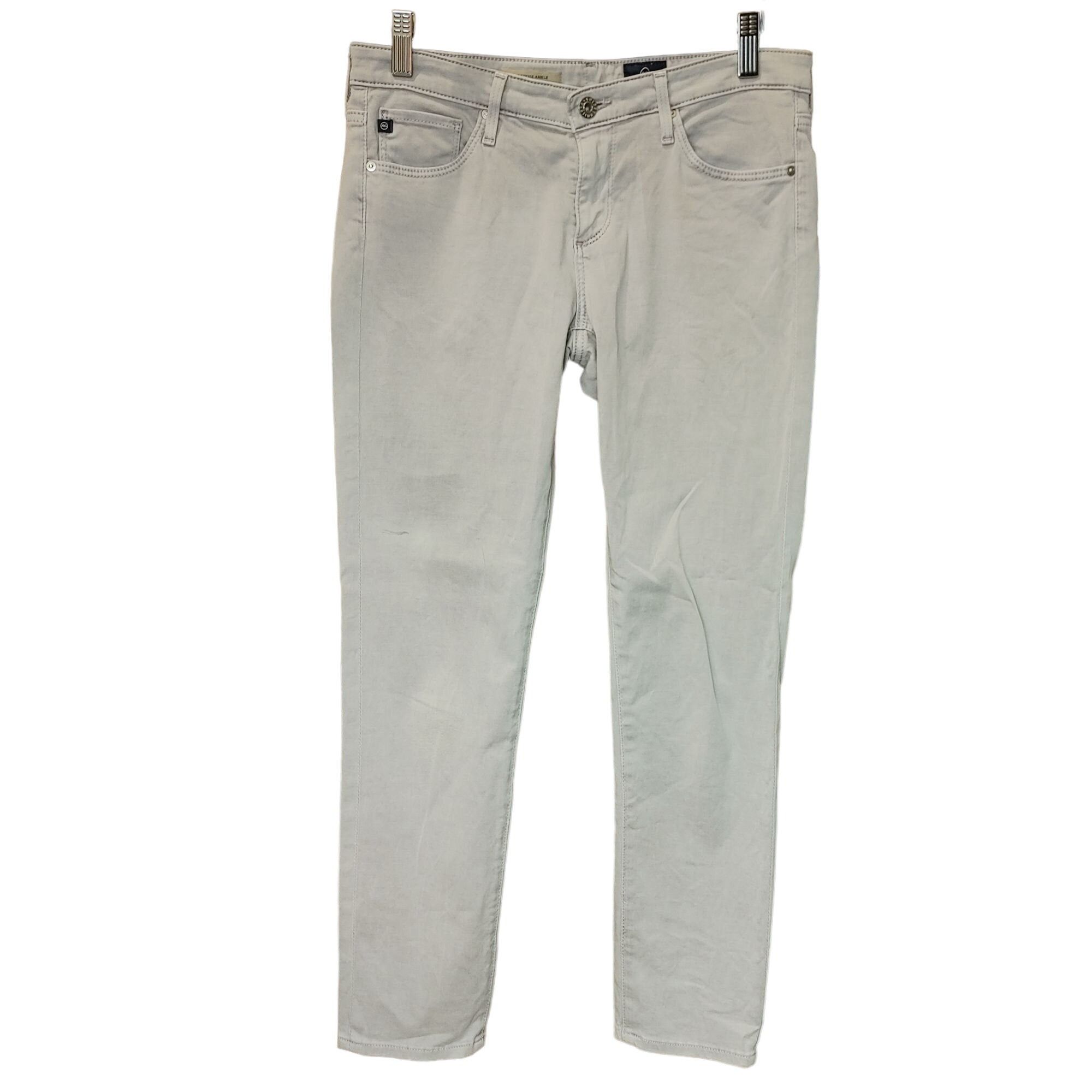 Other Adriano Goldschmied Womens White/Gray "The Stevie Ankle" Sli Size 28" / US 6 / IT 42 - 1 Thumbnail