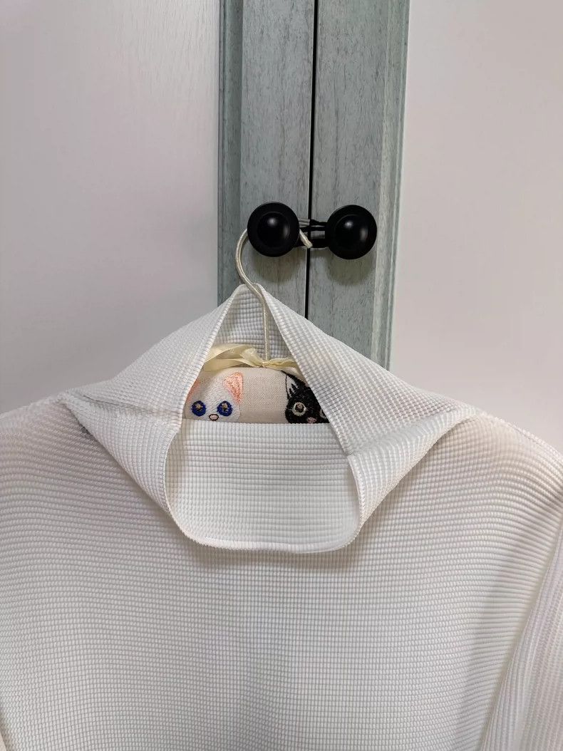 Issey Miyake Issey Miyake size:one size White striped short-sleeved shi Size XS / US 0-2 / IT 36-38 - 2 Thumbnail