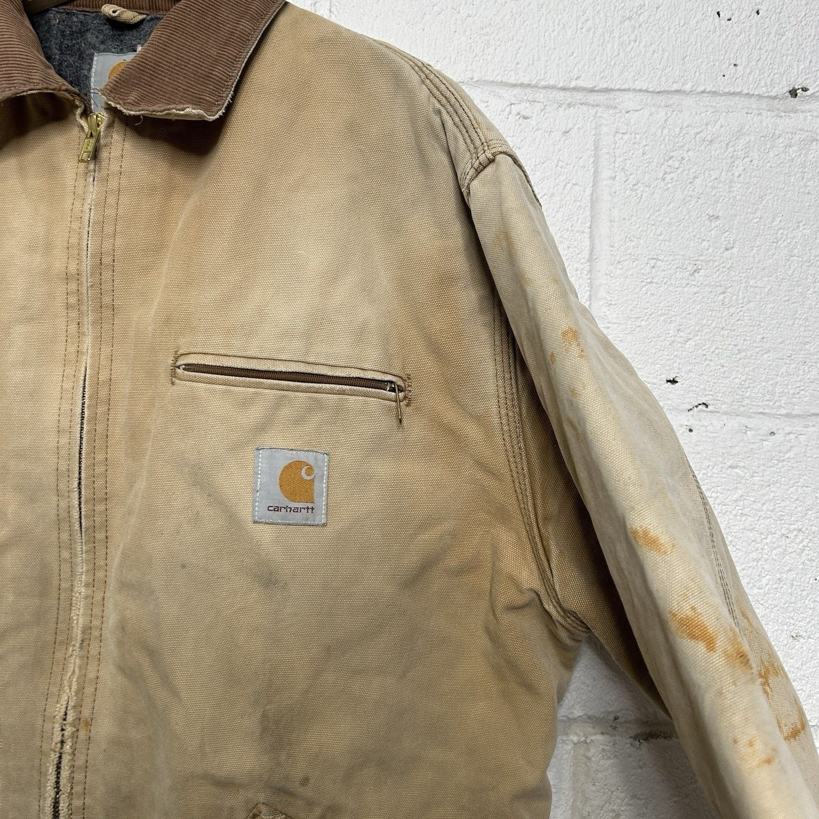 Carhartt Vintage Carhartt Blanket-Lined Detroit Jacket “Brown” J01 Size US L / EU 52-54 / 3 - 3 Thumbnail