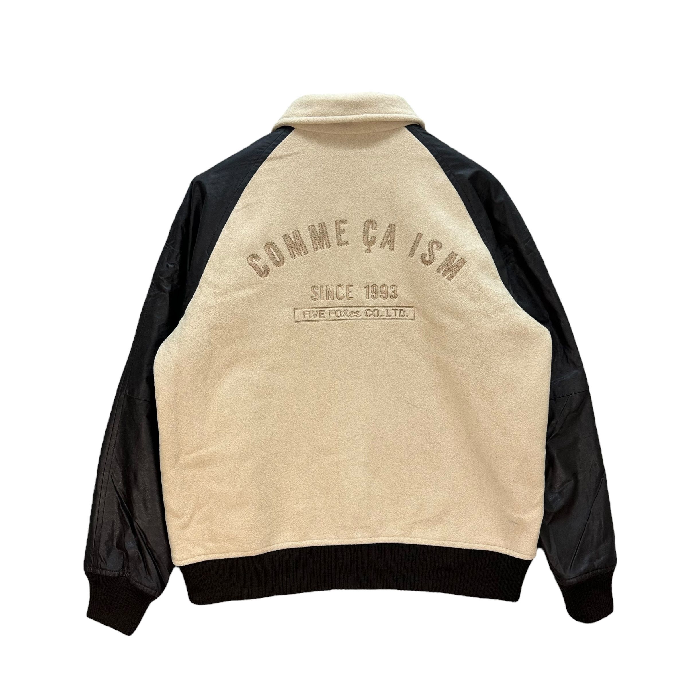 Comme Ca Ism COMME CA ISM EMBROIDERY BIG LOGO VARSITY JACKET #8794