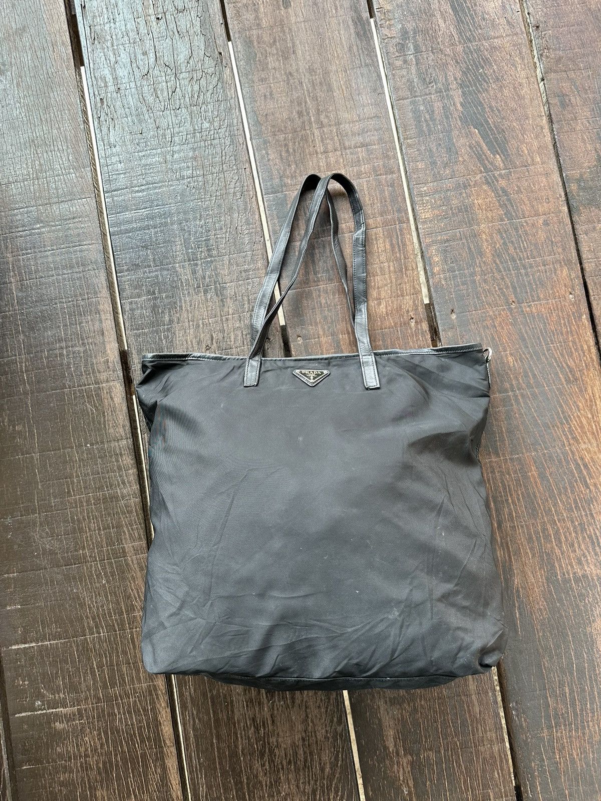 Prada Prada Tote Bag Nice Design Size ONE SIZE - 2 Thumbnail