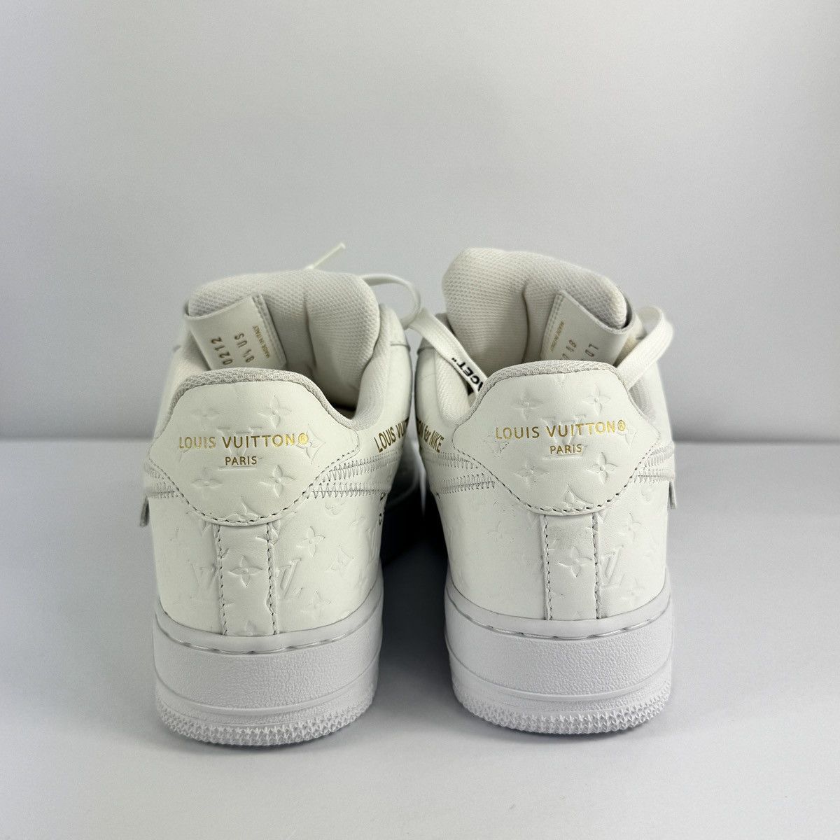Louis Vuitton VIRGIL ABLOH LOUIS VUITTON X AIR FORCE 1 SNEAKERS Size US 8.5 / EU 41-42 - 4 Thumbnail