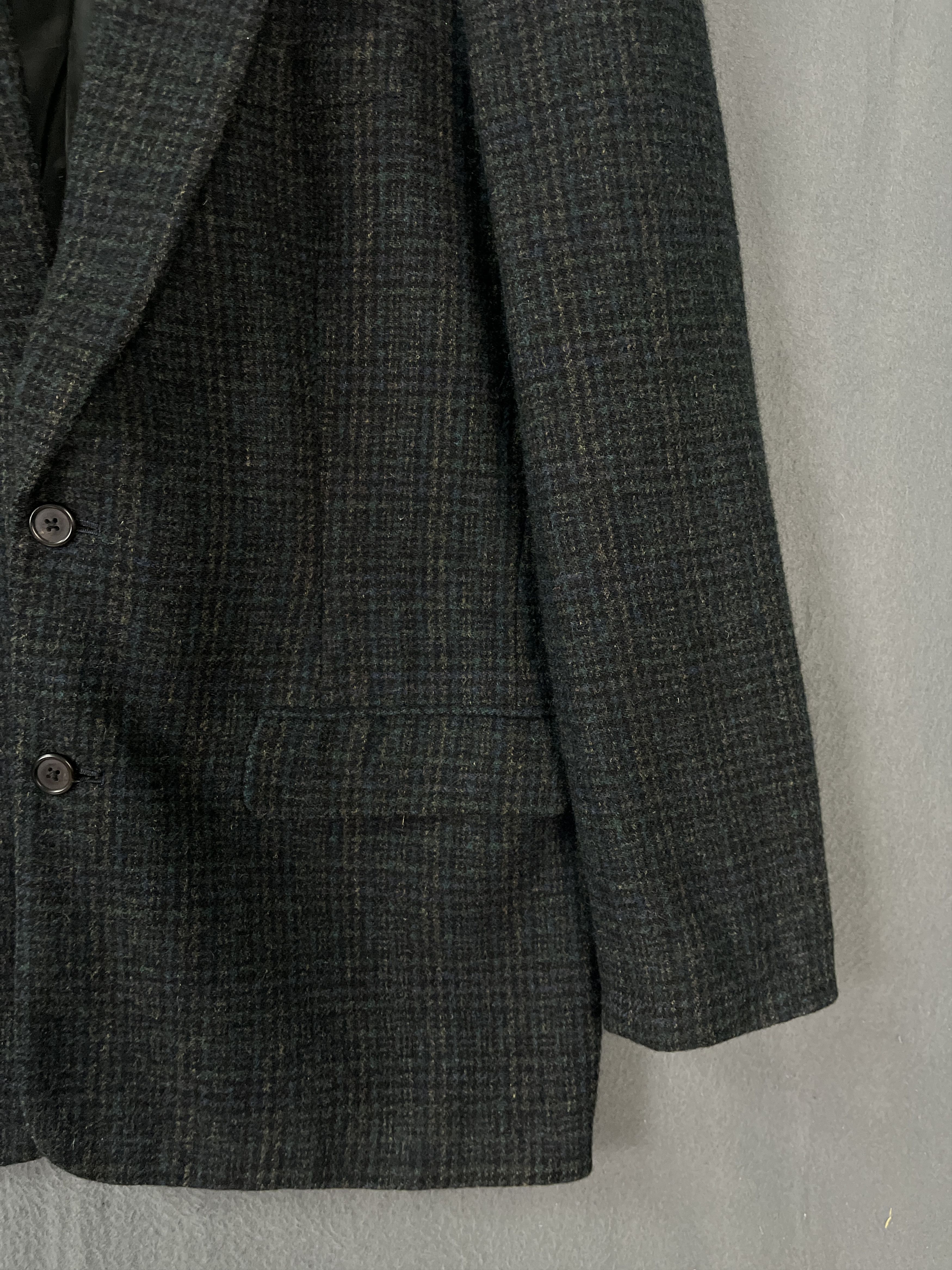 Y's for Men Vintage 1993 S/S Yohji Yamamoto Plaid Wool Jacket Size US M / EU 48-50 / 2 - 5 Thumbnail