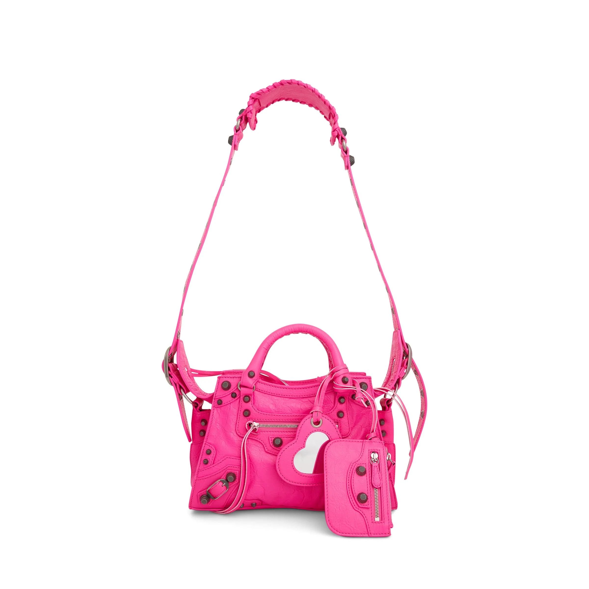 Balenciaga o1w1db10525 Size: OS / Neo Cagole XS Handbag in Pink Size ONE SIZE - 2 Thumbnail