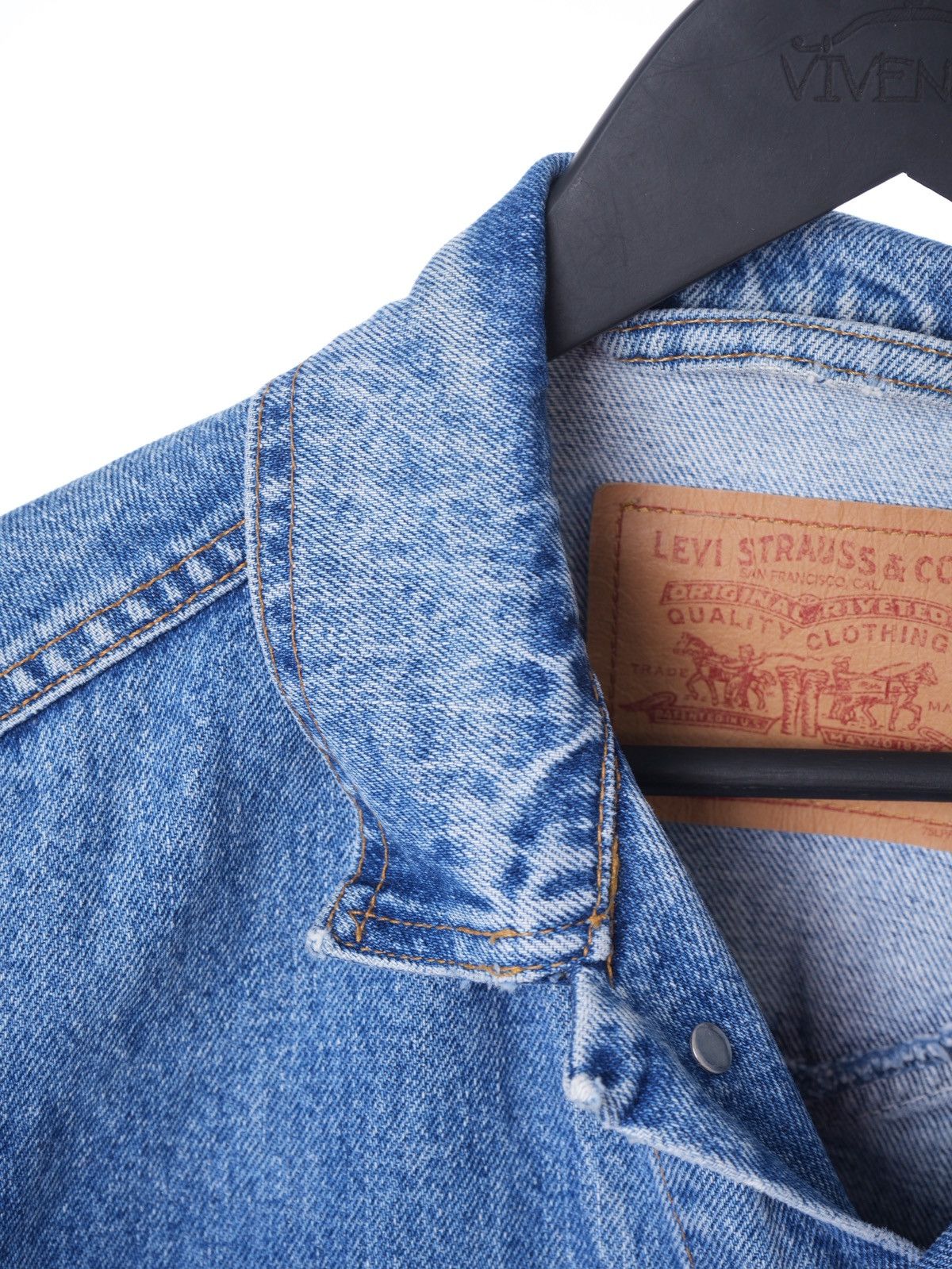 Levi's Vintage Levi’s 75525 Denim Jacket Trucker Size US S / EU 44-46 / 1 - 3 Thumbnail