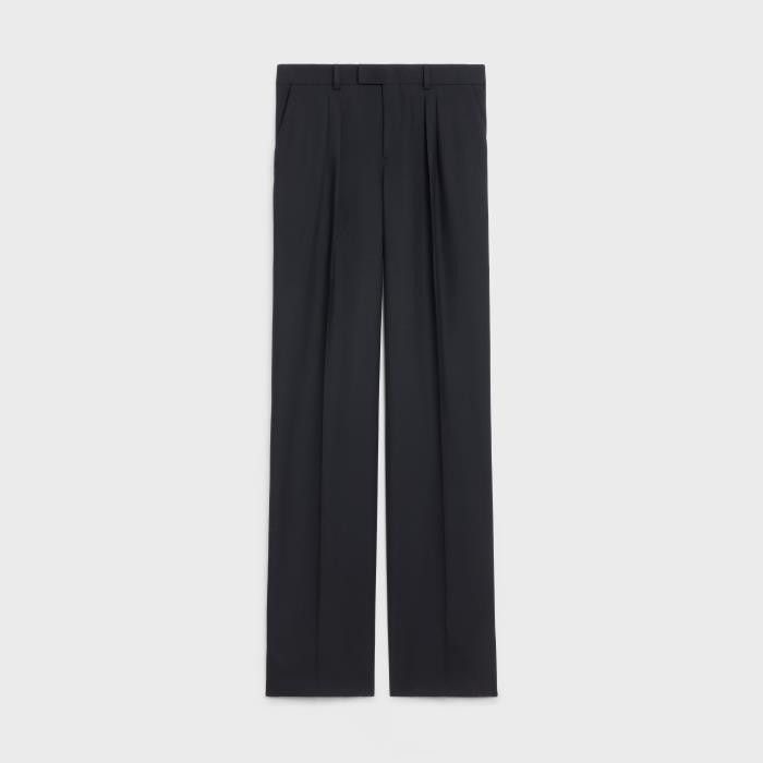 Celine o1w1db10125 2P688650D Margaret Pant in Black Size 25" / US 0 / IT 36 - 1 Thumbnail