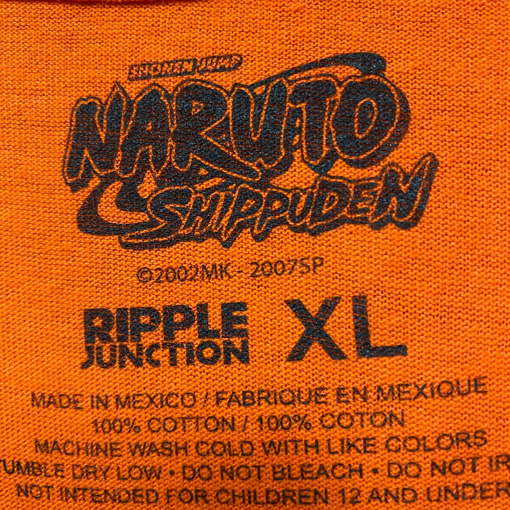 Ripple Junction Naruto shippuden anime orange Tshirt size Extra Large Size US XL / EU 56 / 4 - 4 Thumbnail