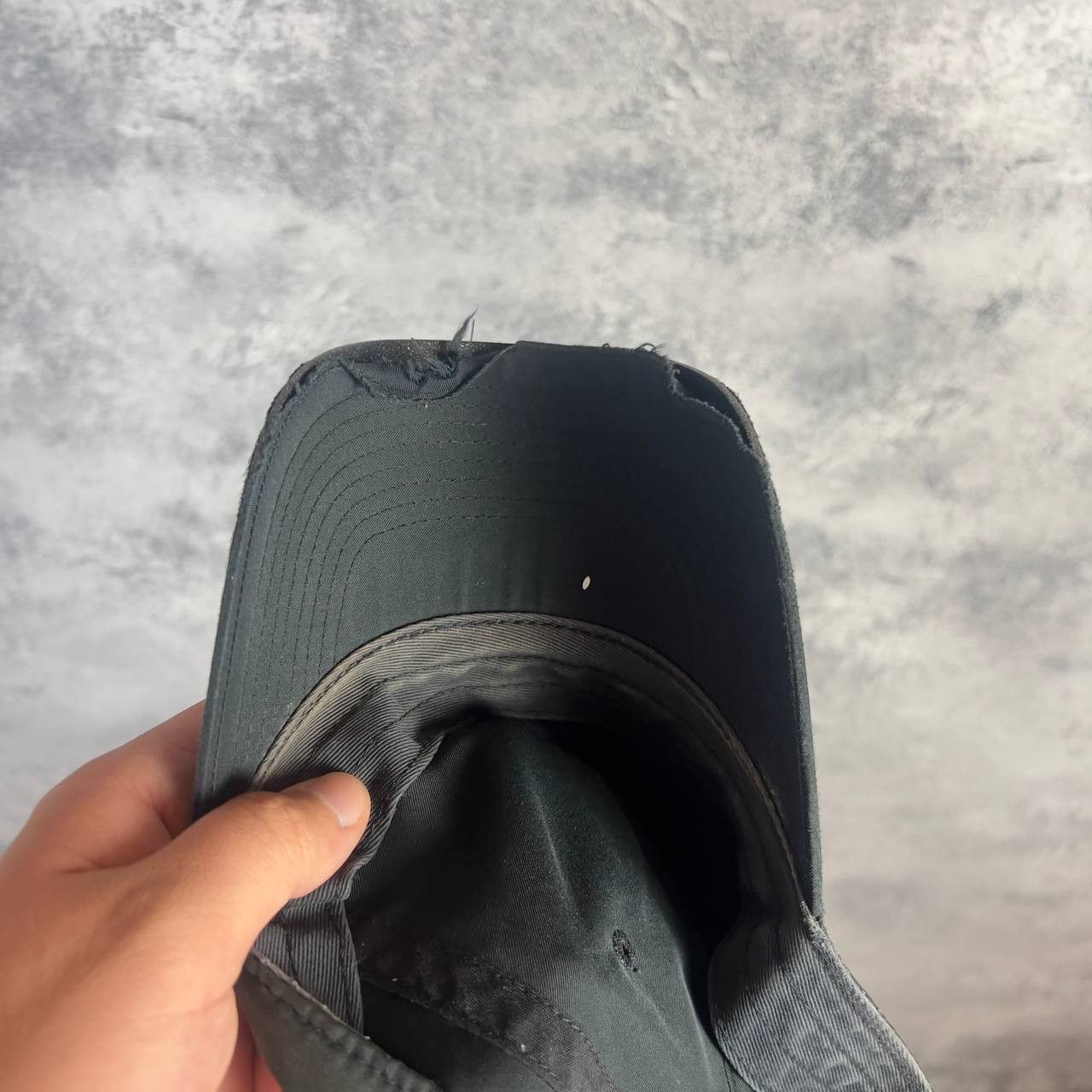 Nike Nike Distressed Cap Men's One Size Polyester Black Y2K Size ONE SIZE - 6 Thumbnail