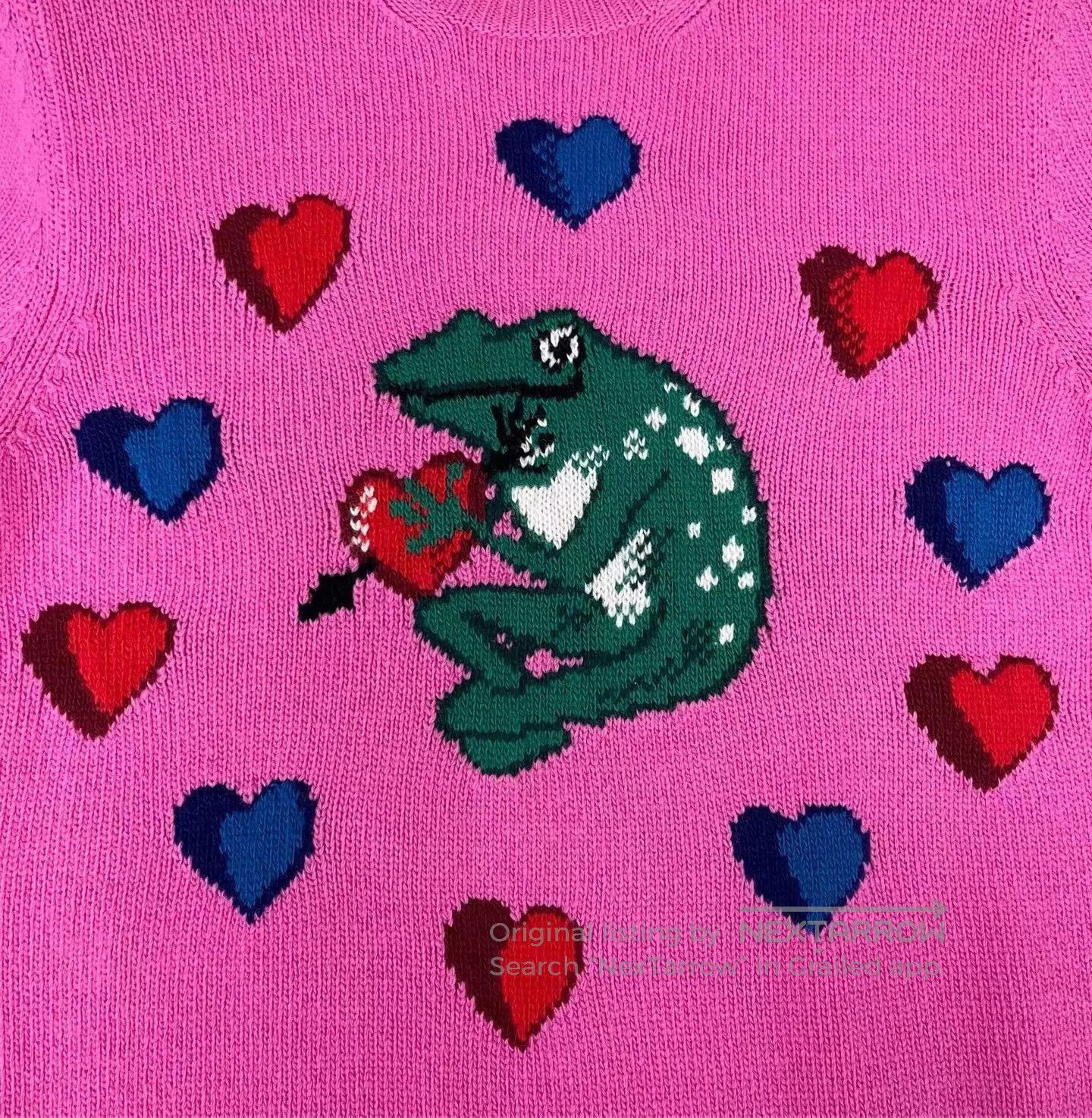 Gucci Gucci Limited Pink 25 Logo Knit Sweater. Size XXS / US 00 / IT 34 - 5 Thumbnail