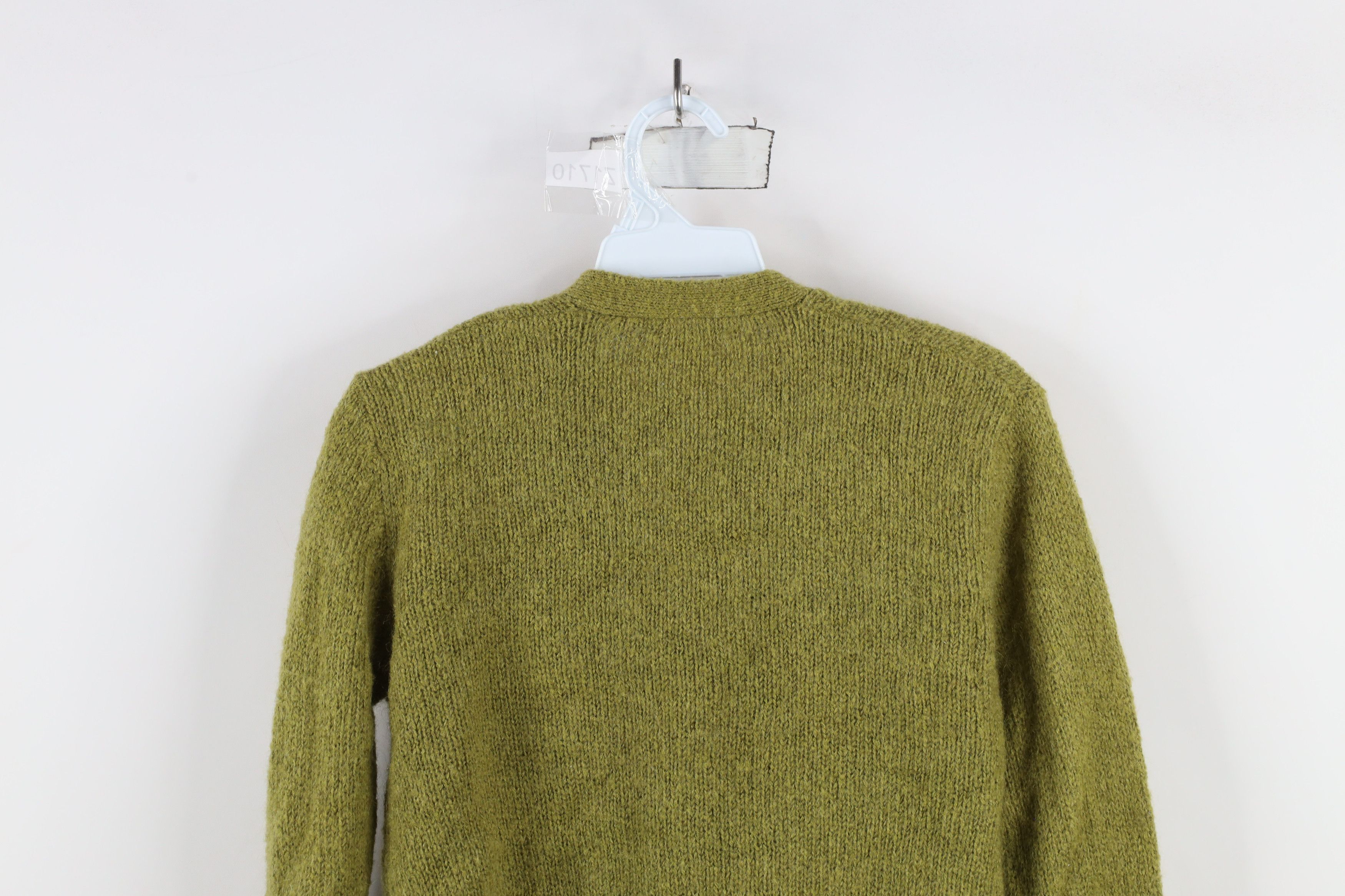 J.Crew × Vintage Vintage 90s J Crew Cobain Mohair Wool Knit Cardigan Sweater Size S / US 4 / IT 40 - 8 Thumbnail