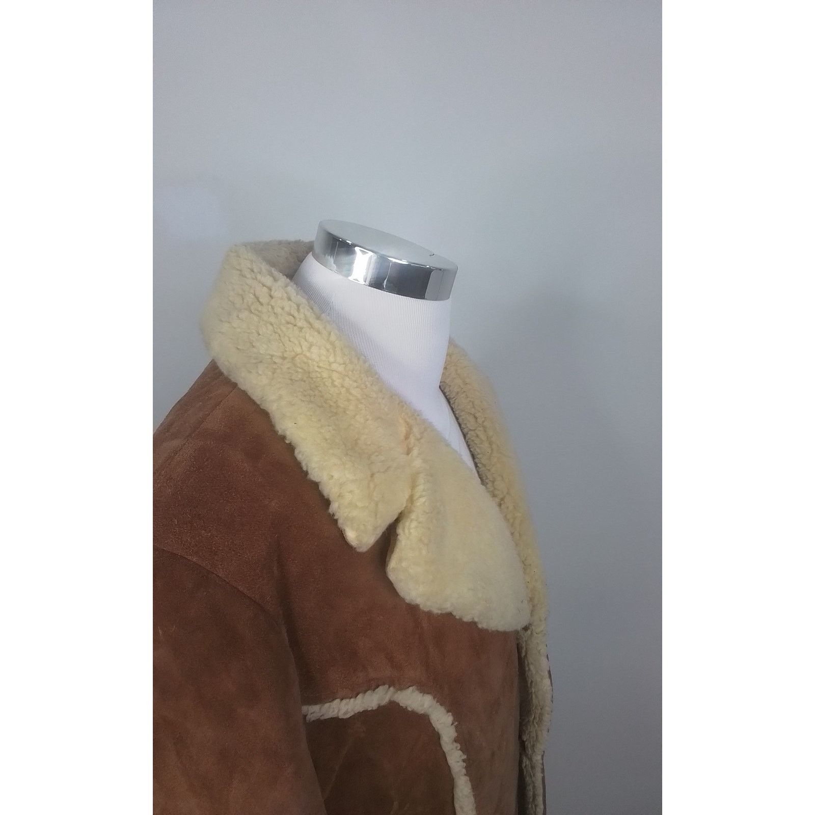 Scully Leather Vintage J. Sully Sherpa Lined Suede Leather Jacket Men's 42 Size US L / EU 52-54 / 3 - 5 Thumbnail