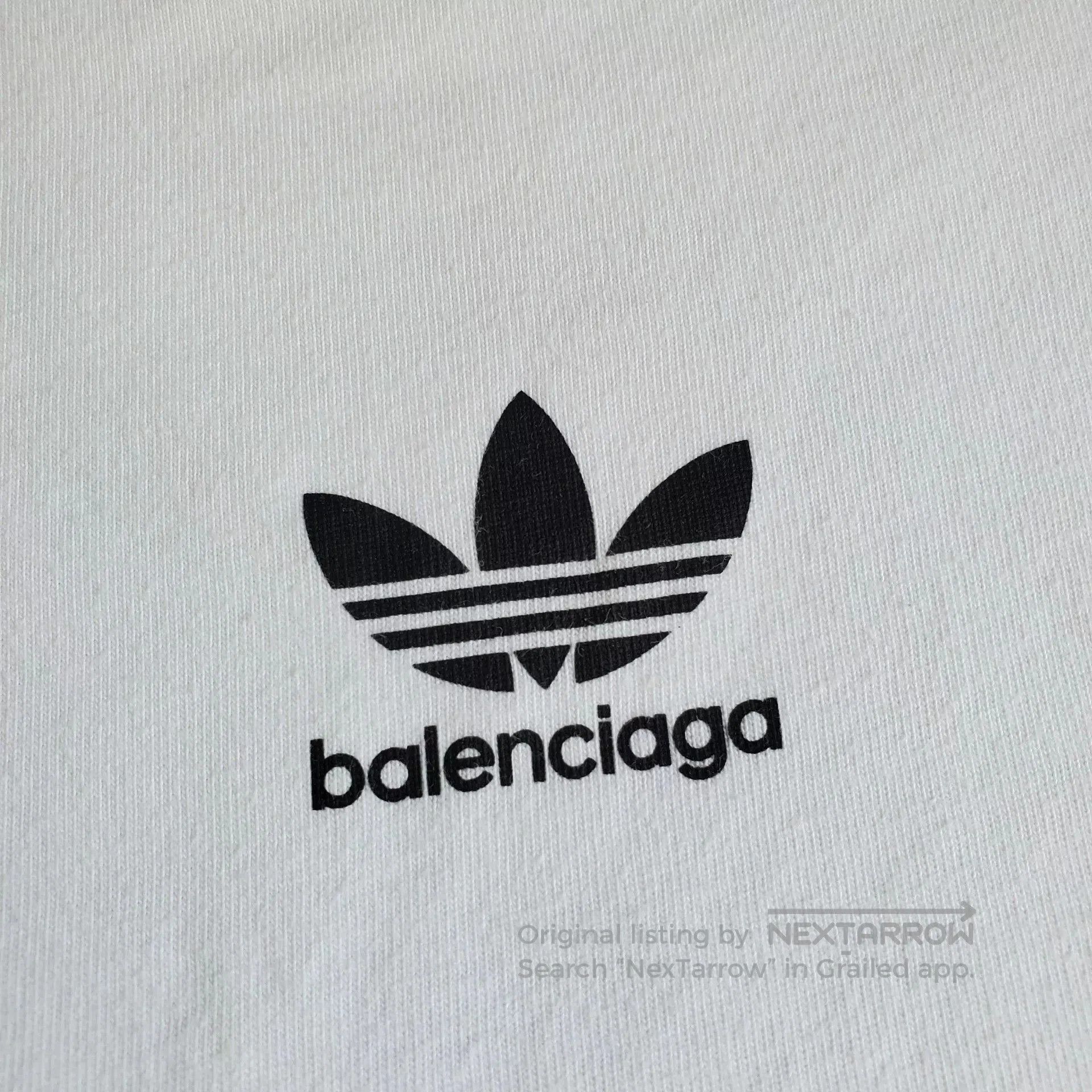 Balenciaga balenciaga x Adidas striped logo long sleeve tee. Size US XS / EU 42 / 0 - 4 Thumbnail