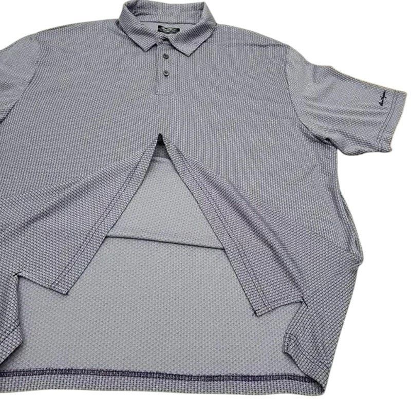 Hogan Ben Hogan Performance Polo Golf Shirt Short Sleeve Geo Print Size US XXL / EU 58 / 5 - 8 Thumbnail