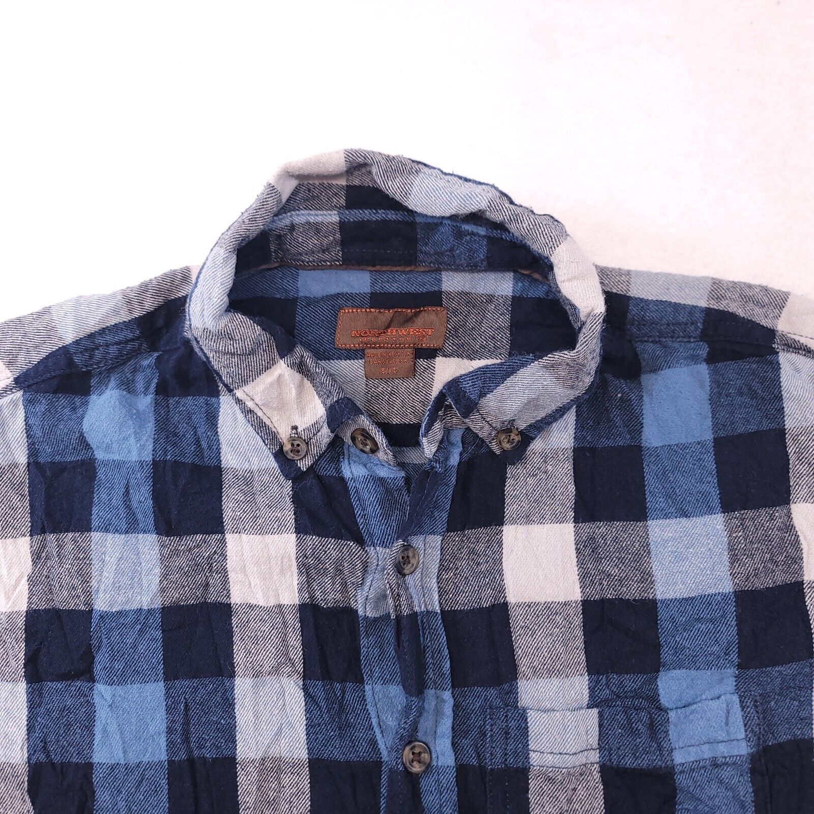 Northwest Territory Northwest Territory Gingham Flannel Button Shirt Mens Size S Size US S / EU 44-46 / 1 - 1 Thumbnail