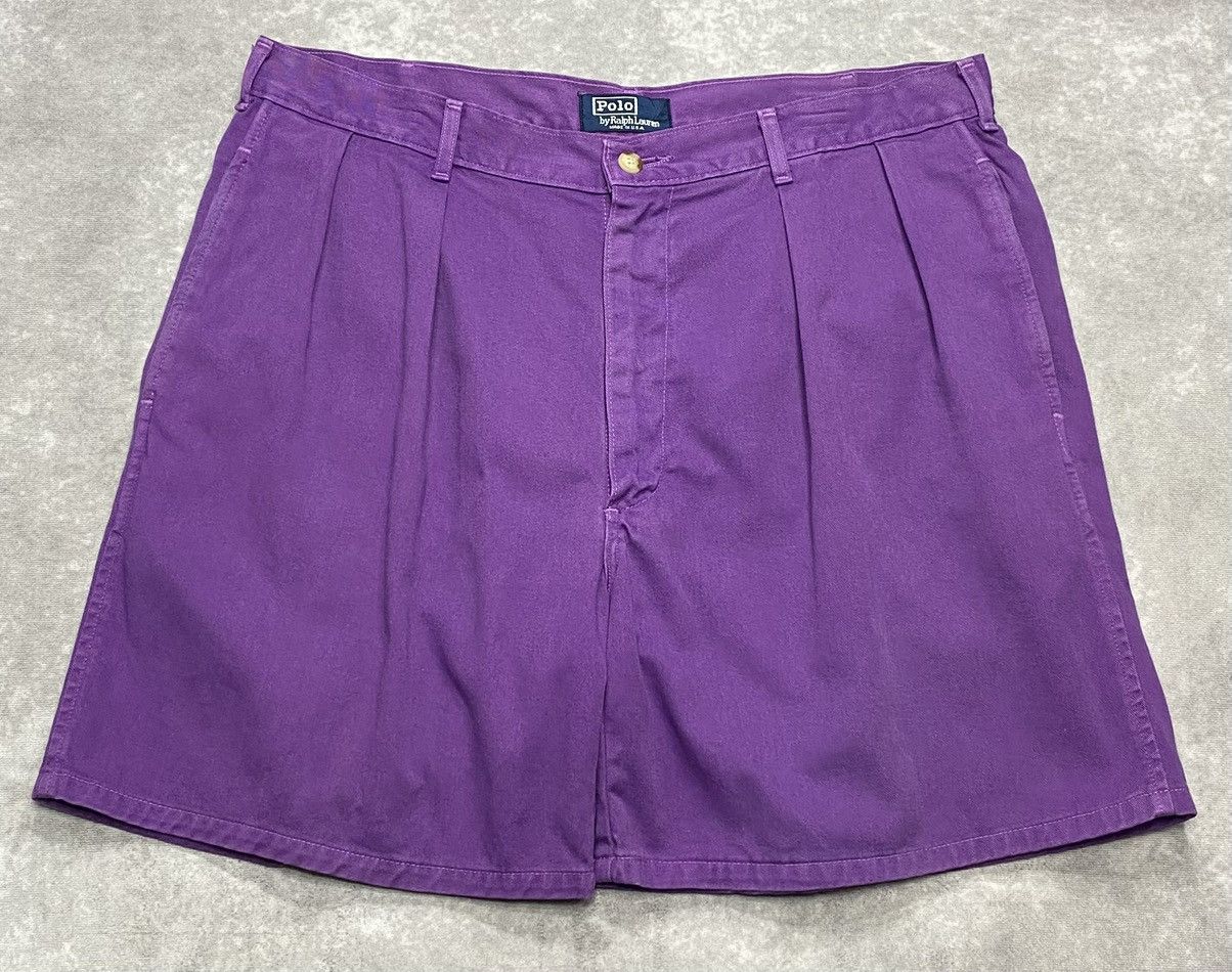 80’s Vintage Polo Ralph Lauren Purple Chino Shorts