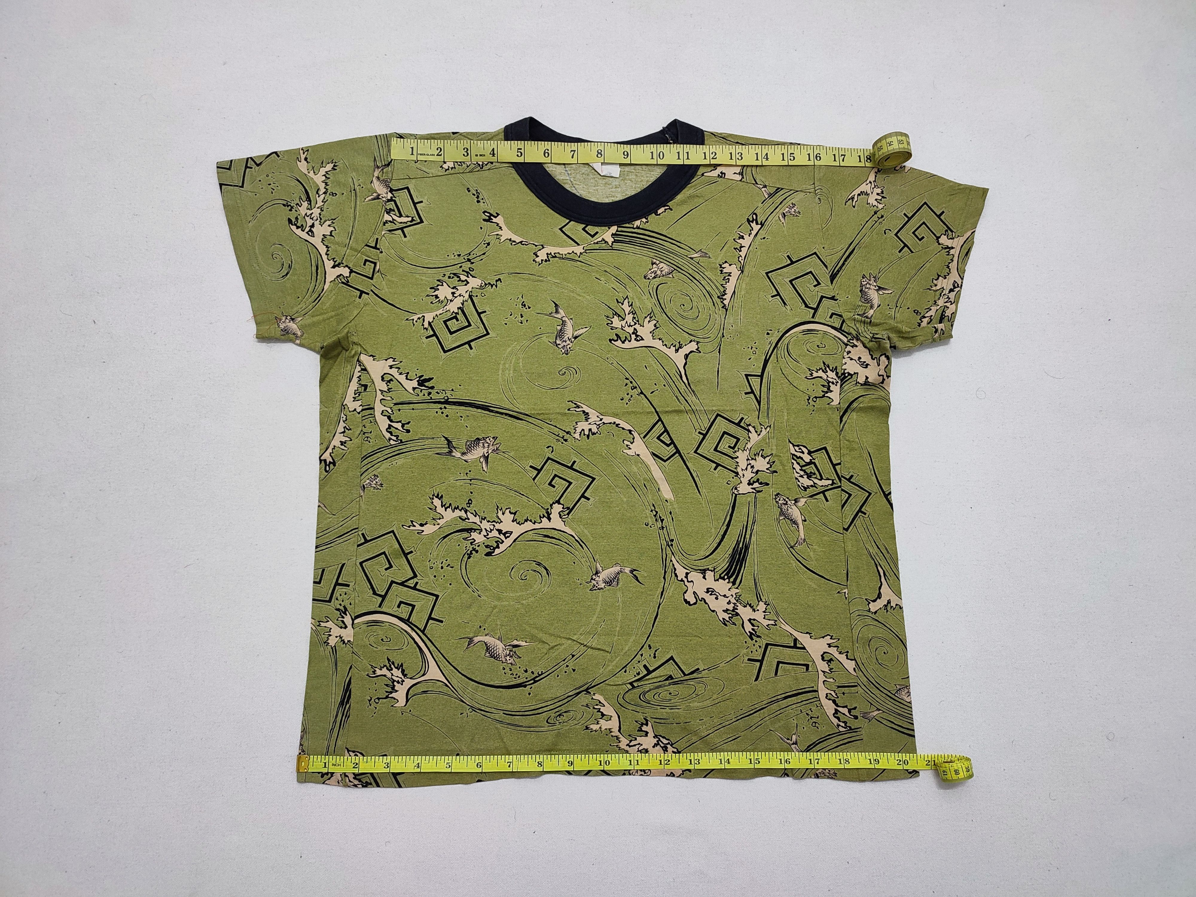 Dry Bones × Japanese Brand Dry Bones Japanese Art Koi Fish Crop Tee Size US M / EU 48-50 / 2 - 4 Thumbnail