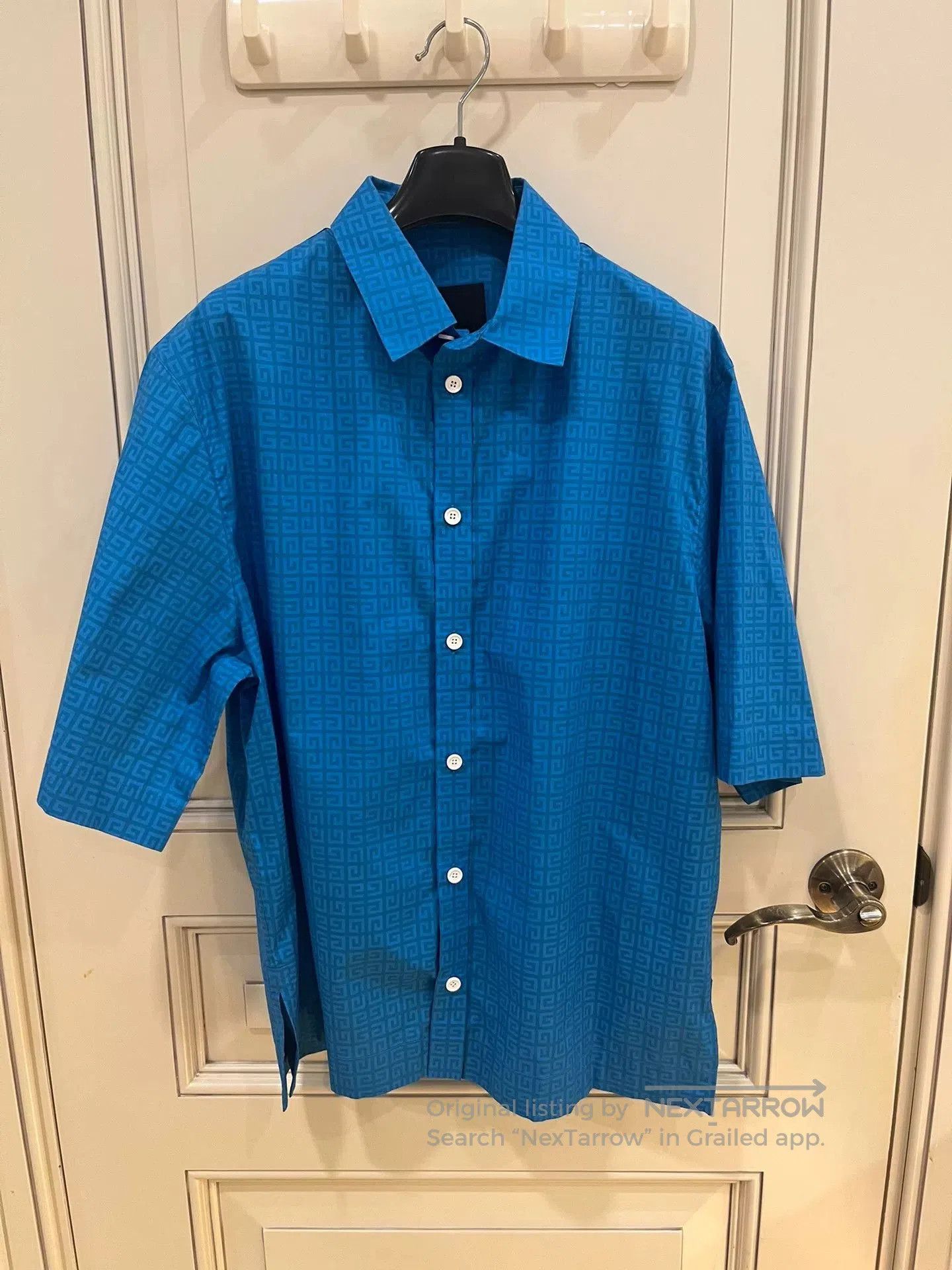 Givenchy Givenchy 4G Monogram Blue Short. Size US M / EU 48-50 / 2 - 2 Thumbnail