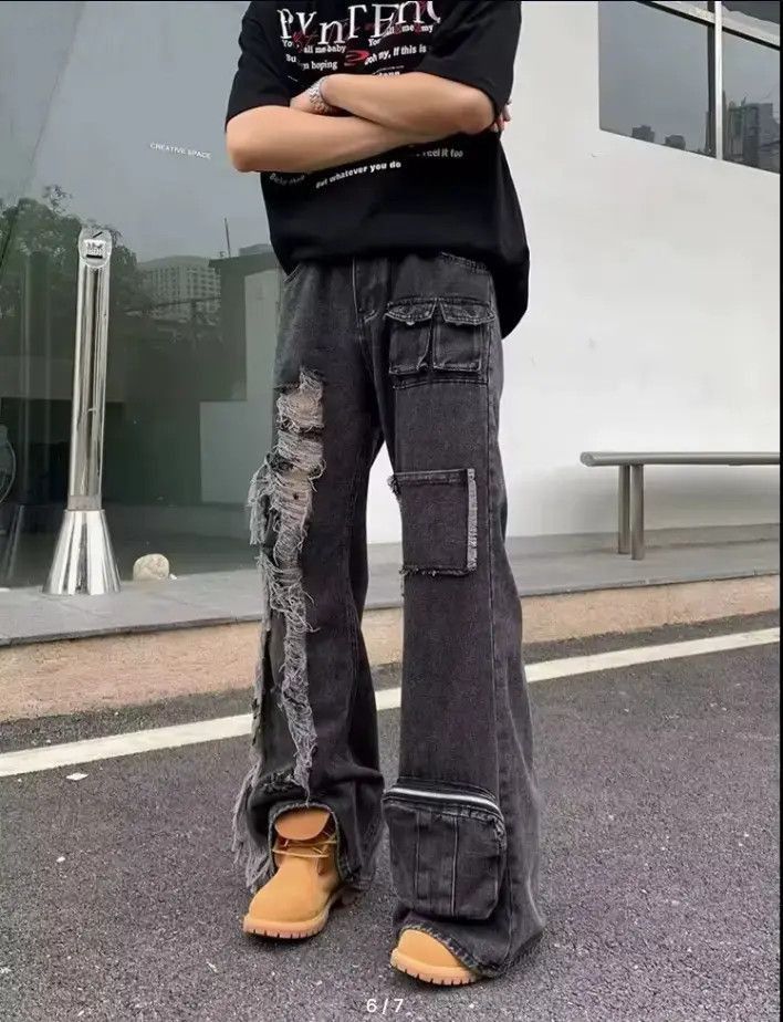 Japanese Brand men's Clothing with Multiple pockets Harajuku Size US 32 / EU 48 - 5 Thumbnail