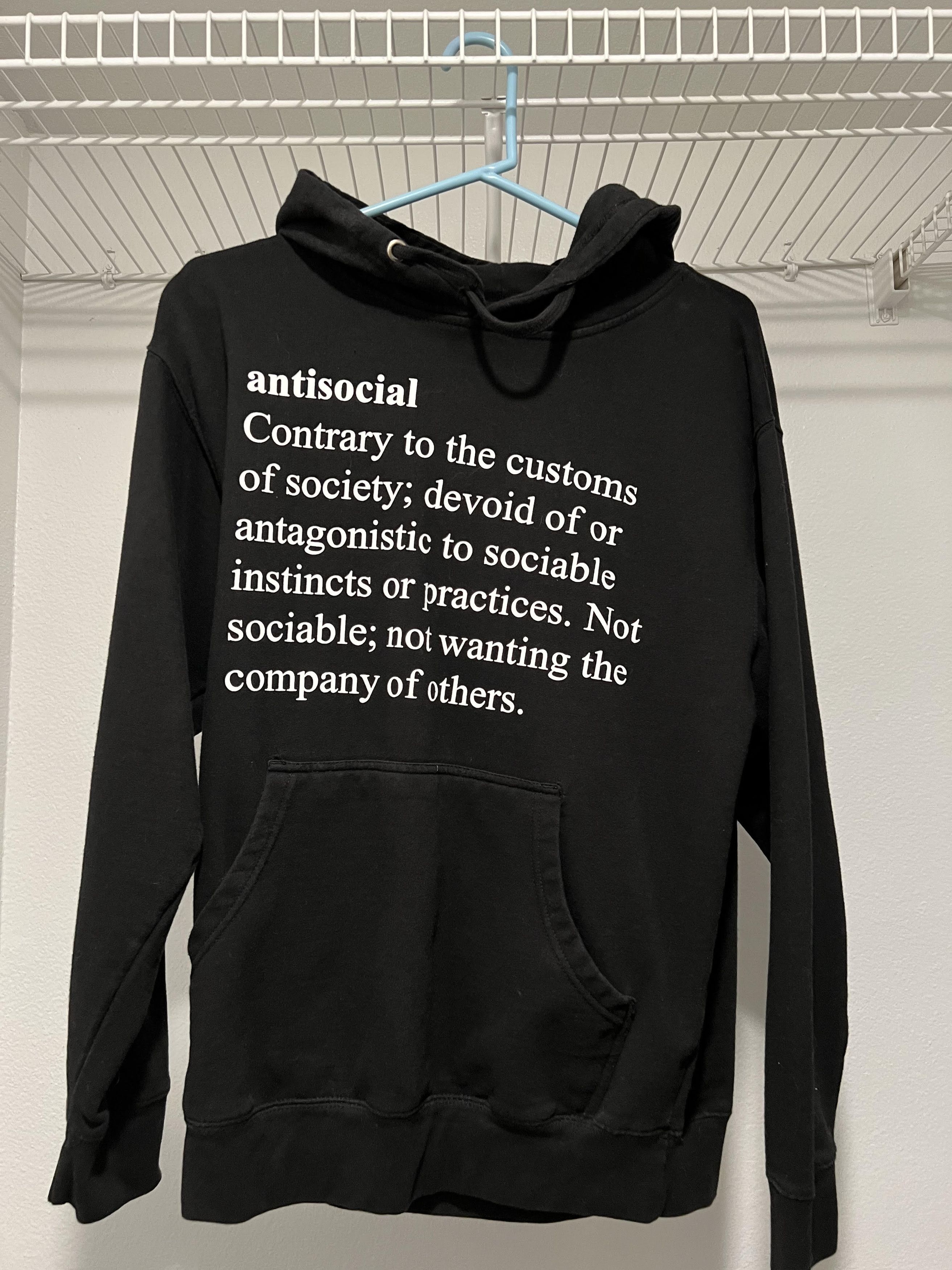 Anti Social Social Club Anti Social Social Club Definition Hoodie Size US M / EU 48-50 / 2 - 2 Thumbnail