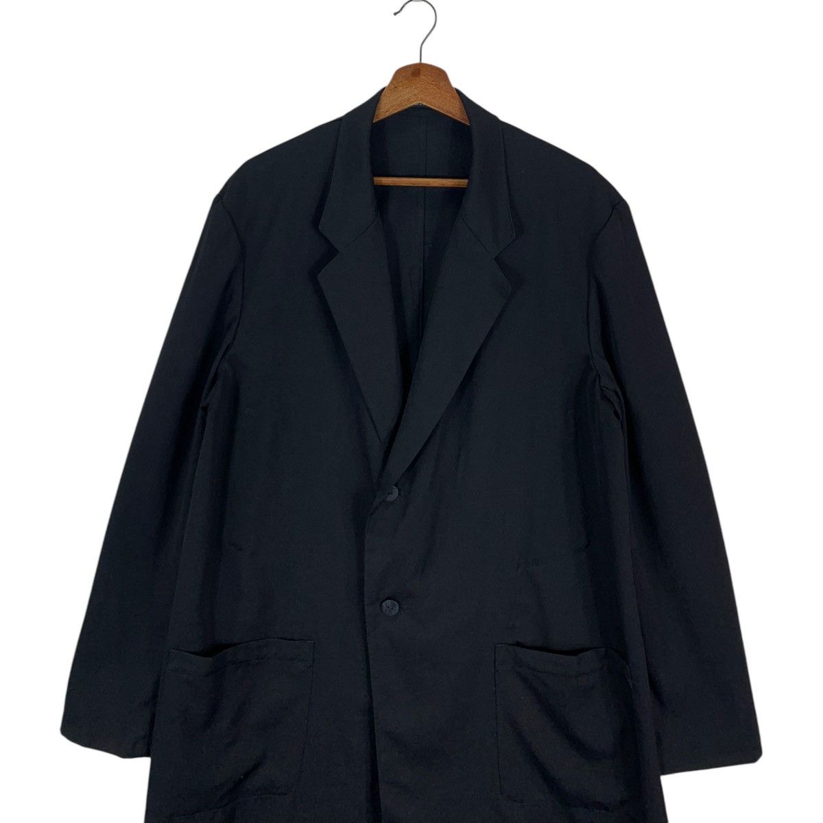 Yohji Yamamoto SS 2023 YOHJI YAMAMOTO POUR HOMME OVERCOAT JACKET Size US M / EU 48-50 / 2 - 12 Thumbnail