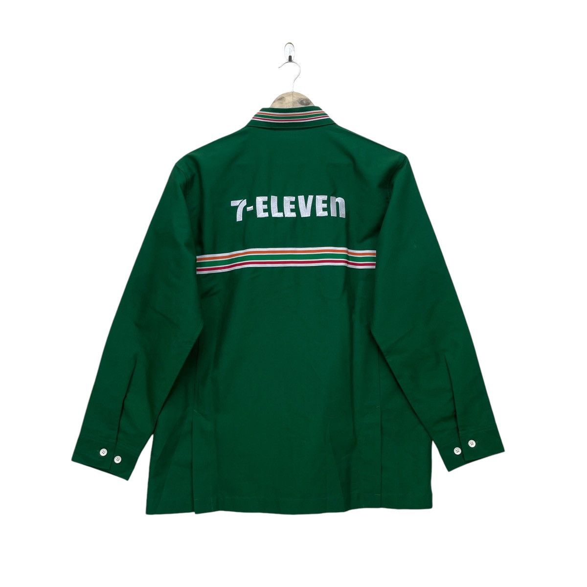Japanese Brand × Vintage 💥Vintage Workwear Shirt 7 Eleven Jackey Size US M / EU 48-50 / 2 - 2 Thumbnail