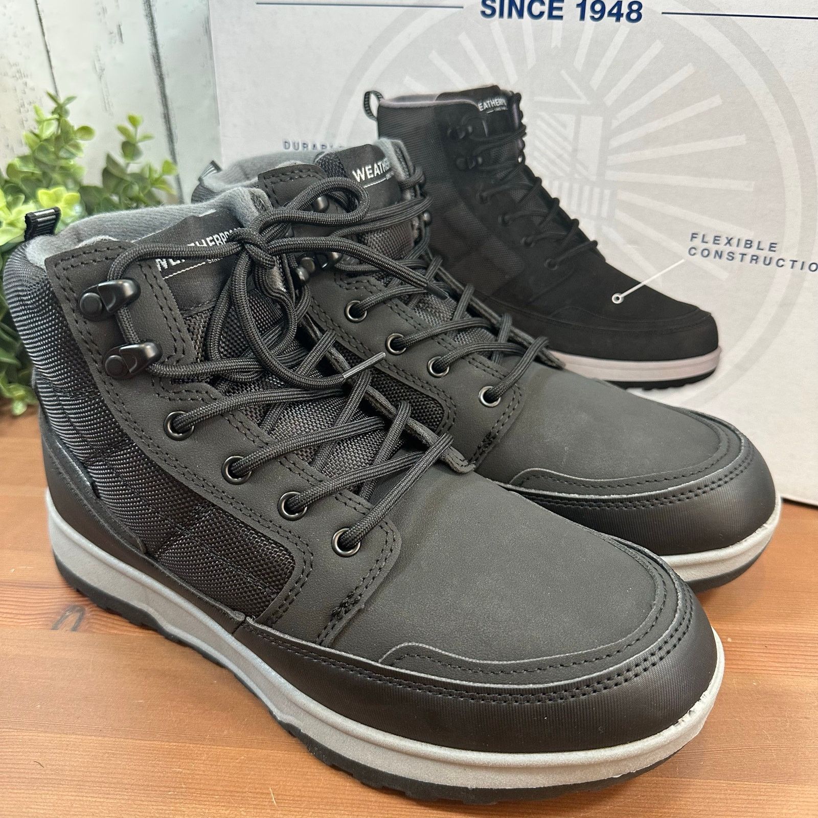 Weatherproof Weatherproof Men's Jenkins Black Sneaker Boots Size 8 Size US 8 / EU 41 - 3 Thumbnail