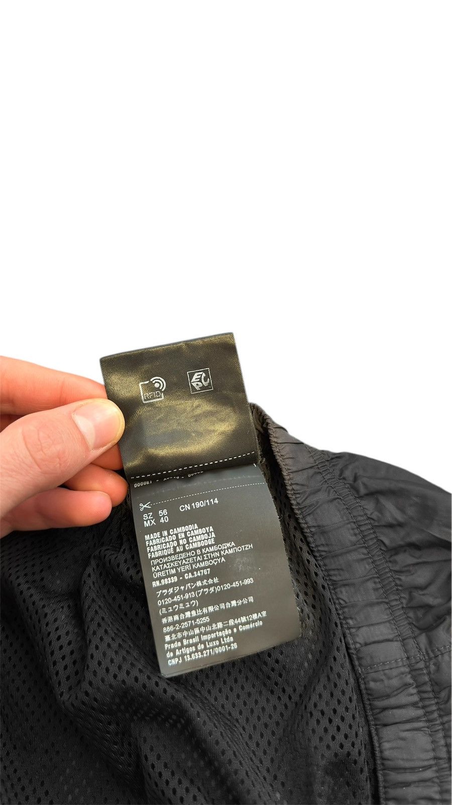 Prada Prada Nylon Black Shorts Size US 40 / EU 56 - 6 Thumbnail