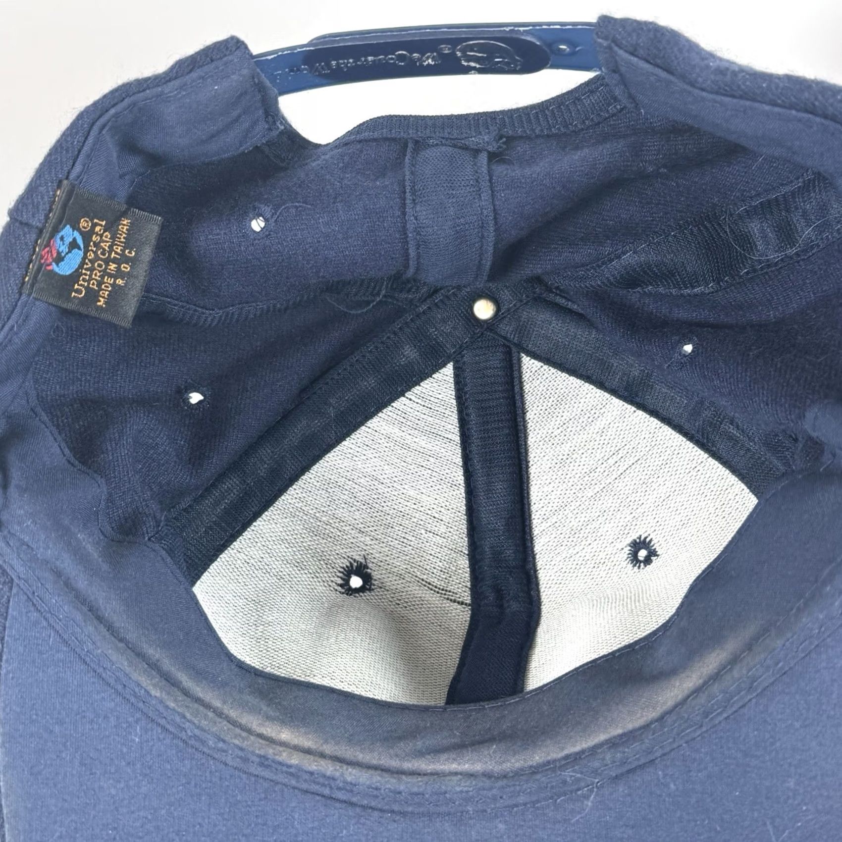 Vintage Navy Hat USA Snapback USS Intrepid CVS-11 Essex Class Aircraft Carrier Navy Blue One Size Men Universal USA Hat Size ONE SIZE - 7 Thumbnail