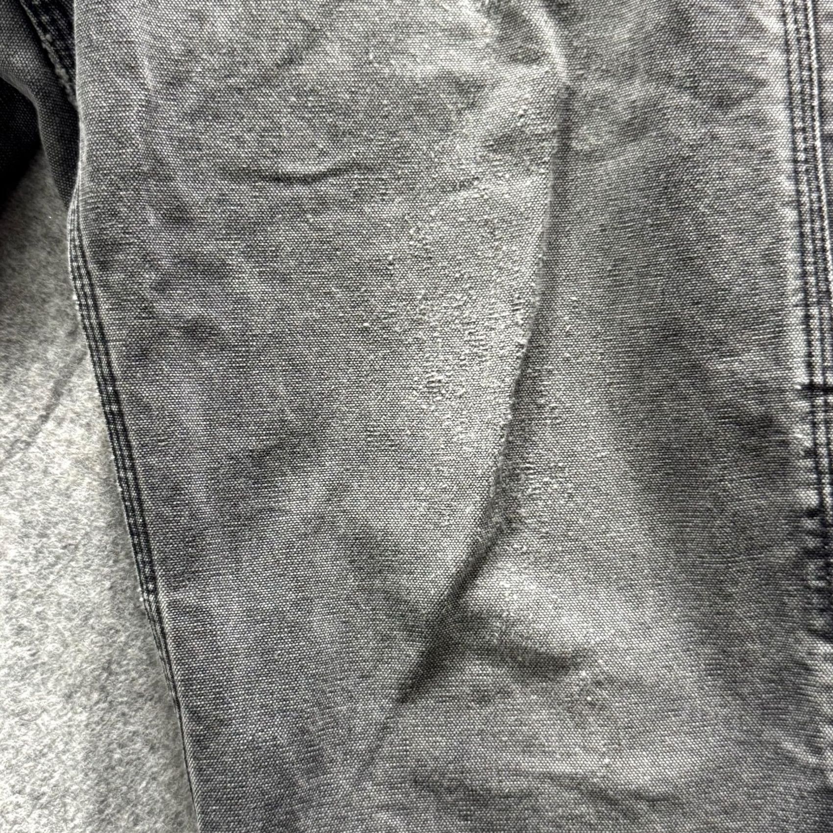 Carhartt Vintage Carhartt Pants Mens 32x28 Gray Canvas Carpenter Distressed Destroyed Size US 32 / EU 48 - 3 Thumbnail