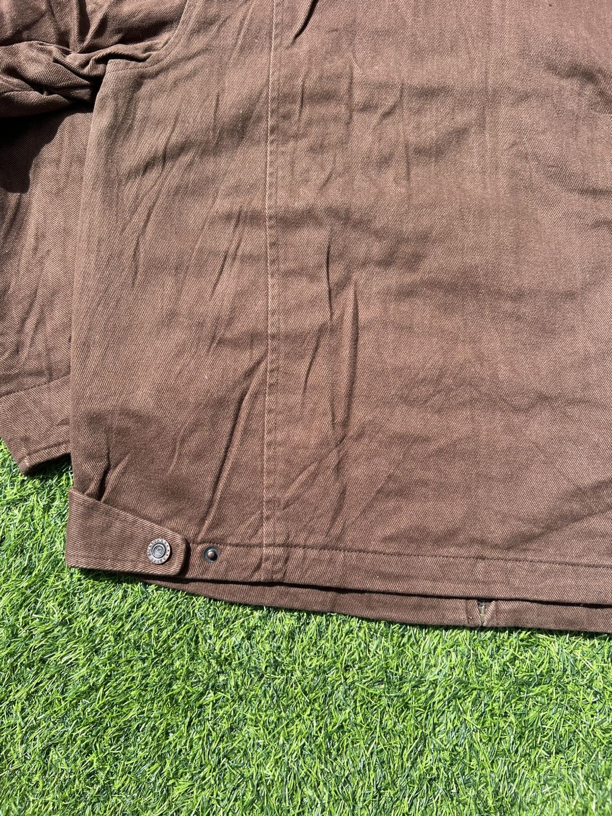 Buzz Rickson's 🦅 Buzz Rickson’s Leather-Collar Canvas Brown Work Jacket- L Size US L / EU 52-54 / 3 - 16 Thumbnail