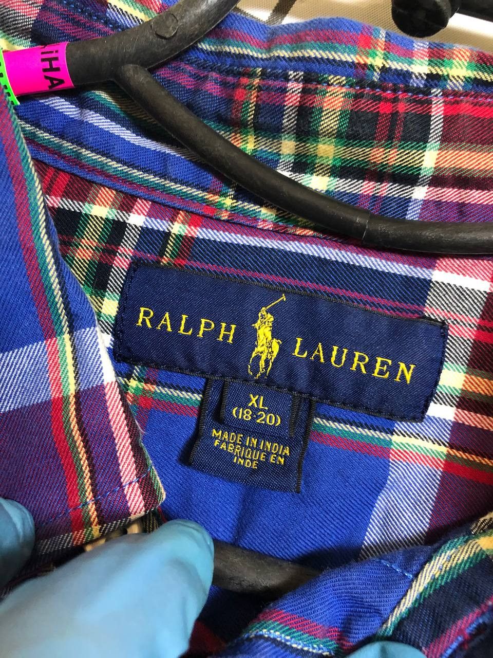 Polo Ralph Lauren Ralph Lauren Mens Shirt Plaid Madras Color Block Colored Size US S / EU 44-46 / 1 - 10 Thumbnail