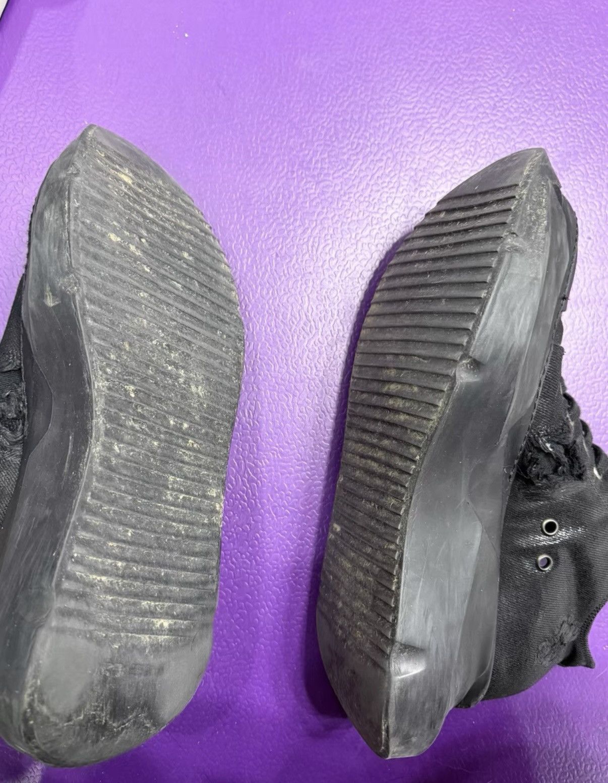 Rick Owens 【Rick Owens DRKSHDW】Black 'Turbodrk' Low-Top Sneakers Size US 8 / EU 41 - 4 Thumbnail