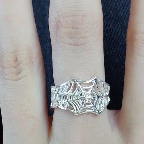 Ring Of Fire Adjustable spider webring Size ONE SIZE - 1 Thumbnail