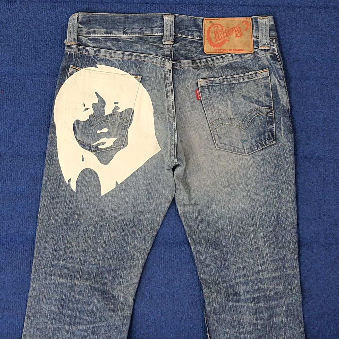 Hysteric Glamour Vintage Hysteric Glamour Kinky Custom Logo Jeans C258N12 Size 31" - 2 Thumbnail