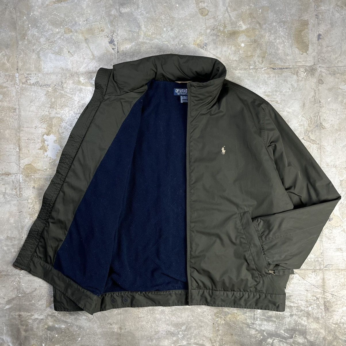 Polo Ralph Lauren Polo Ralph Lauren Fleece-Lined Stowable-Hood Zip Jacket Size US L / EU 52-54 / 3 - 6 Thumbnail