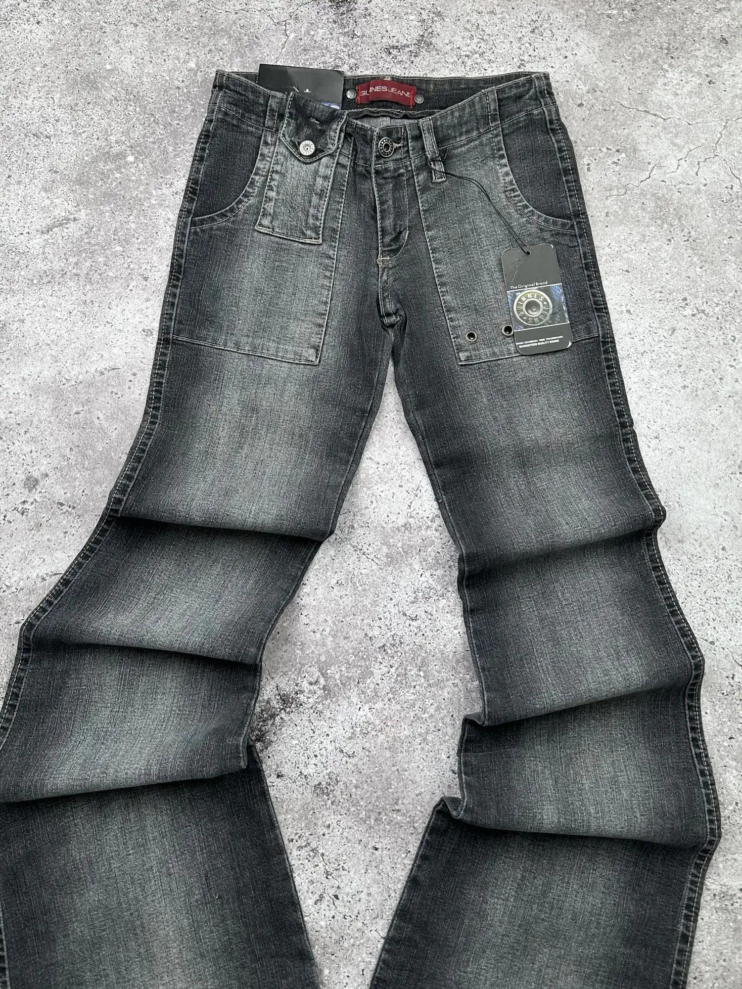 Japanese Brand Vintage Faded Flare Jeans C212(V561) Size 25" / US 0 / IT 36 - 2 Thumbnail