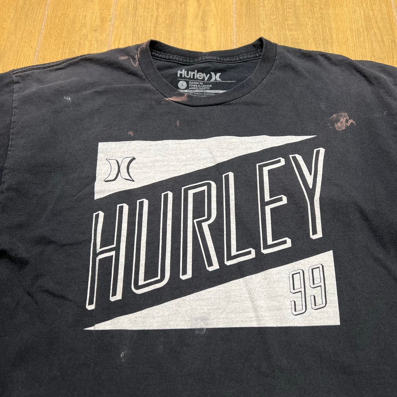 Hurley Y2K Hurley T-Shirt Men’s Size Large Black Graphic Logo Size US L / EU 52-54 / 3 - 2 Thumbnail