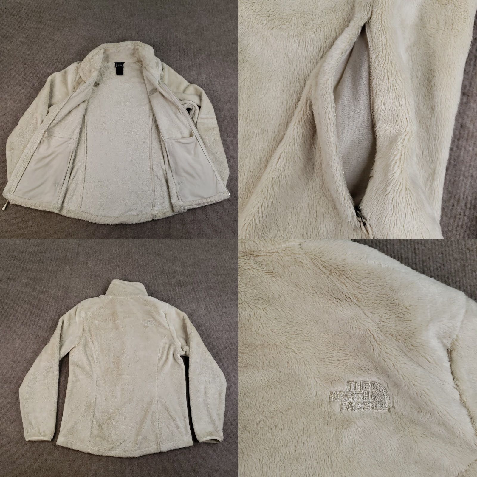 The North Face The North Face Jacket Women Medium Beige Fleece Osito Full Zip Pocket Outdoors Fuzzy Size M / US 6-8 / IT 42-44 - 8 Thumbnail