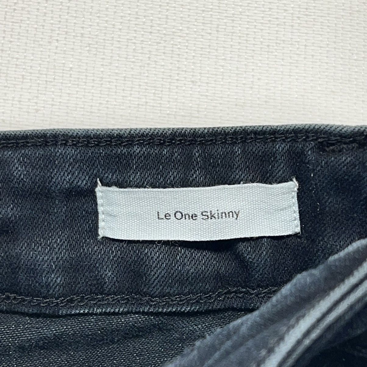 Frame Frame Jeans Black Le One Skinny Denim Stretch Larsen Dark Size 24" / US 00 / IT 34 - 8 Thumbnail