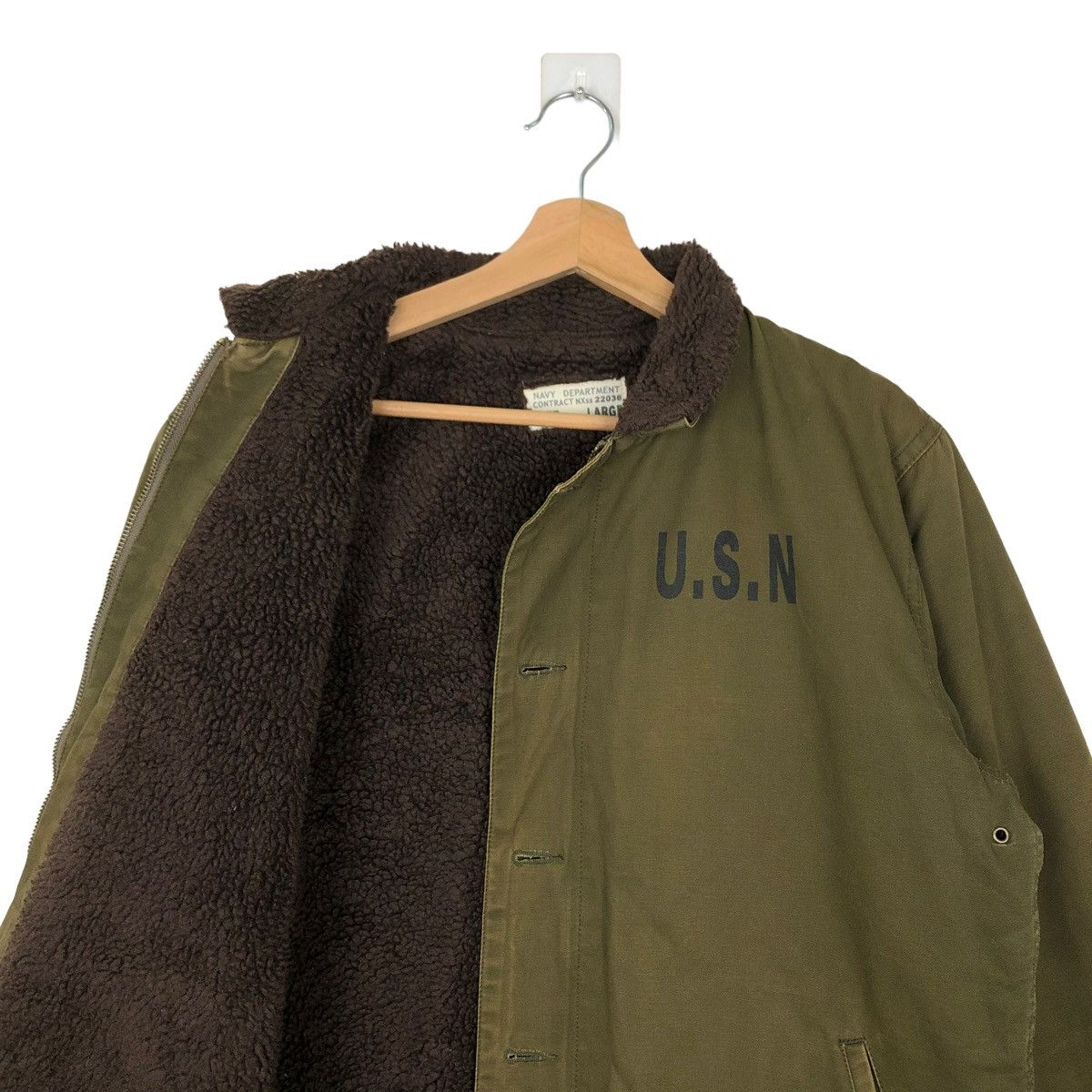 Buzz Rickson's 🔥RARE VINTAGE U.S.NAVY N-1 DECK JACKET BUZZ RICKSON’s TOYO Size US L / EU 52-54 / 3 - 11 Thumbnail