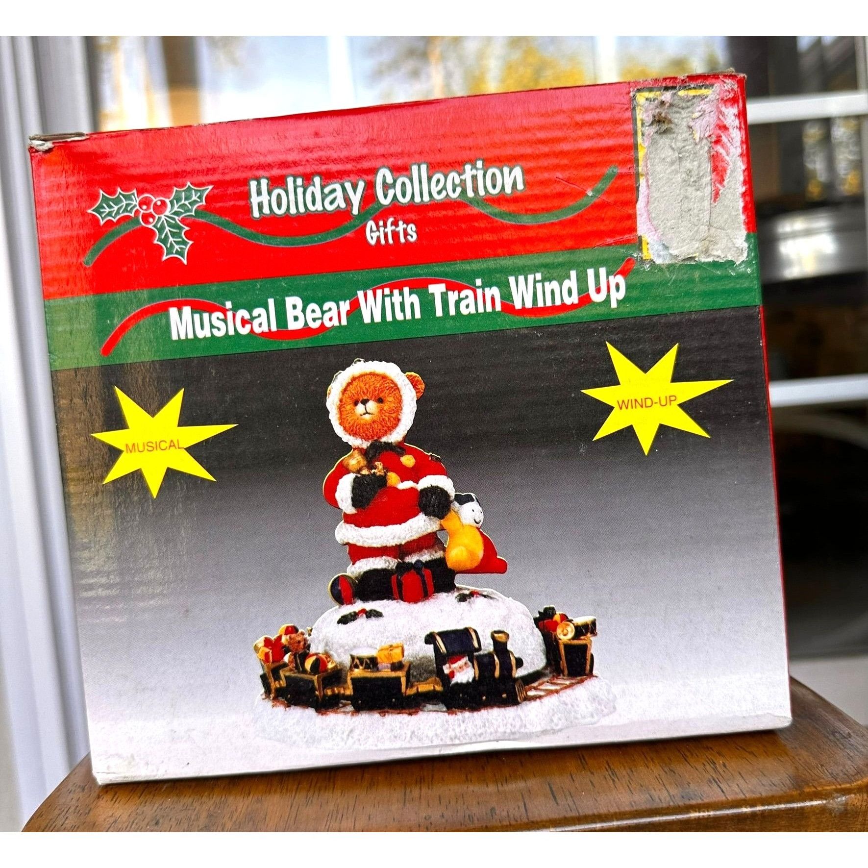 Handmade × Vintage VTG Musical Bear with Train Wind Up Christmas Holiday Collec Size ONE SIZE - 2 Thumbnail