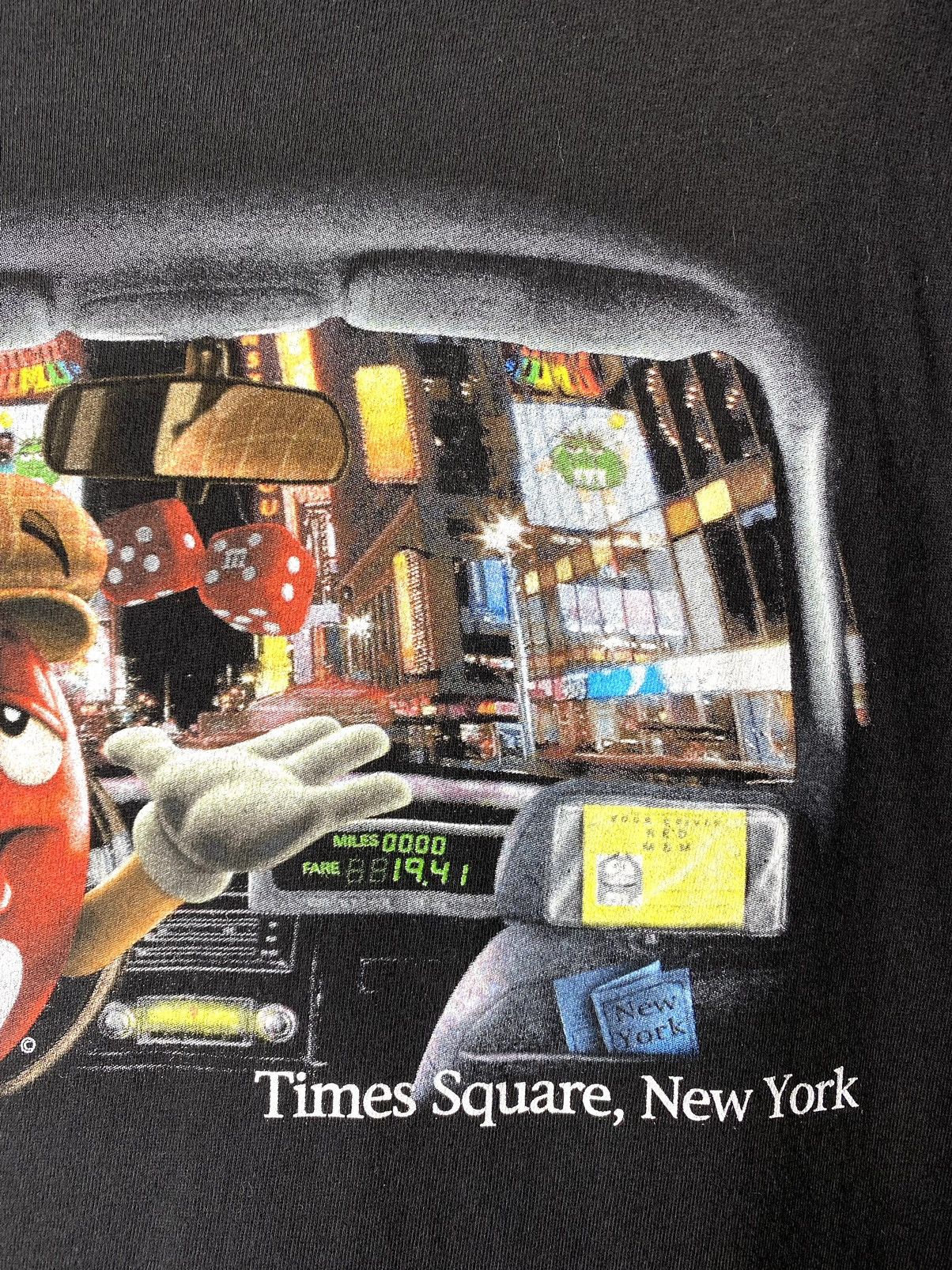 Band Tees × Vintage Vintage 2000’s M&M Time Square New York T Shirt Snickers Size US S / EU 44-46 / 1 - 4 Thumbnail