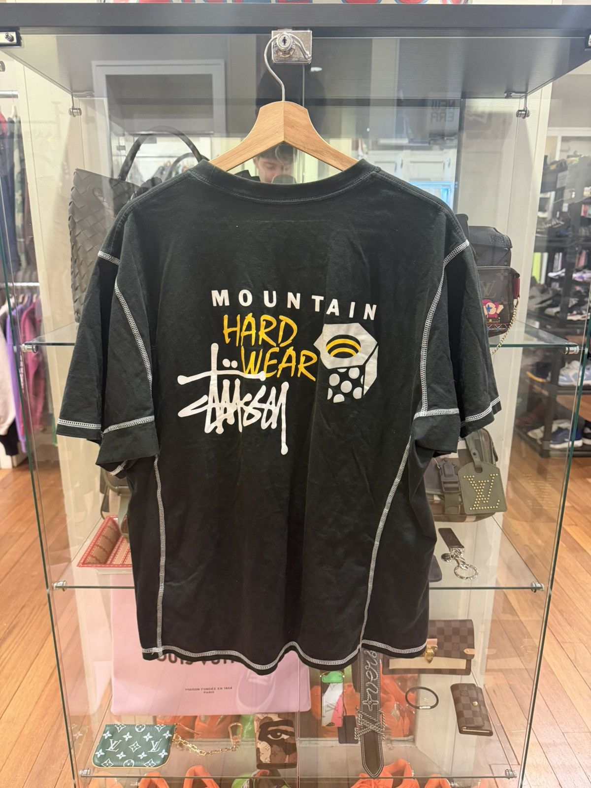 Stussy Stussy & Mountain Hardwear Tee - Stealth Grey Size US M / EU 48-50 / 2 - 2 Thumbnail