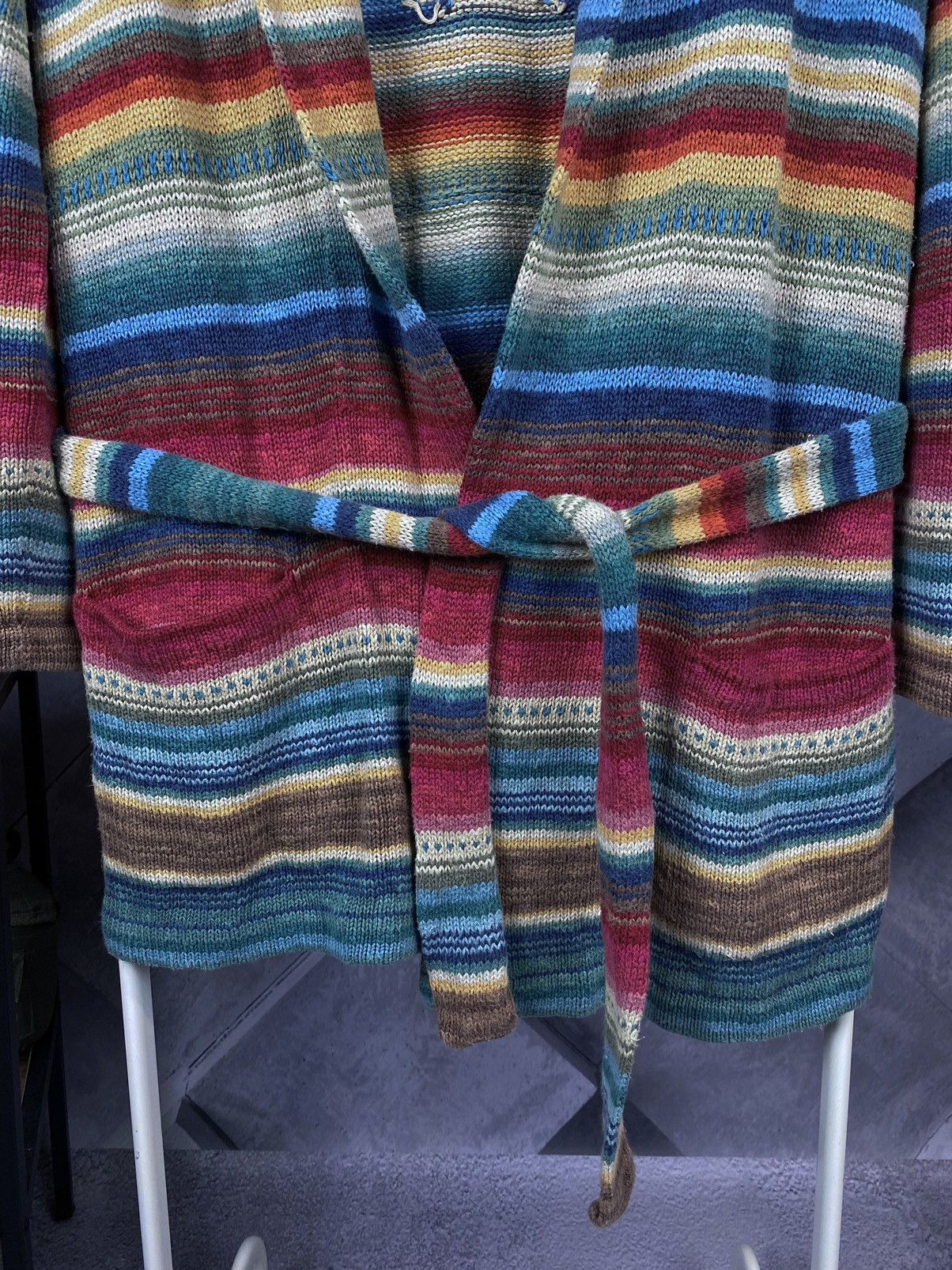 Lauren Ralph Lauren × Ralph Lauren × Vintage Exclusive Hand Knit For Lauren Ralph Lauren Womens Robe Size S / US 4 / IT 40 - 3 Thumbnail