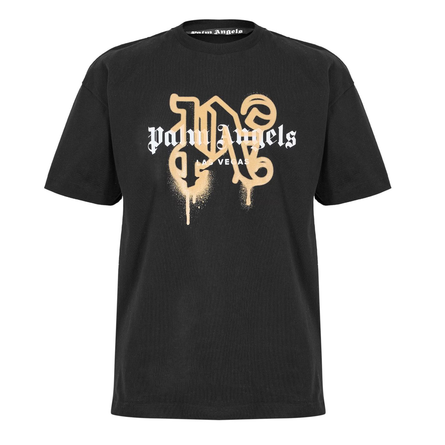Palm Angels o1g2r1mq0426 Vegas Spray T-Shirt in Black Size US XS / EU 42 / 0 - 1 Thumbnail