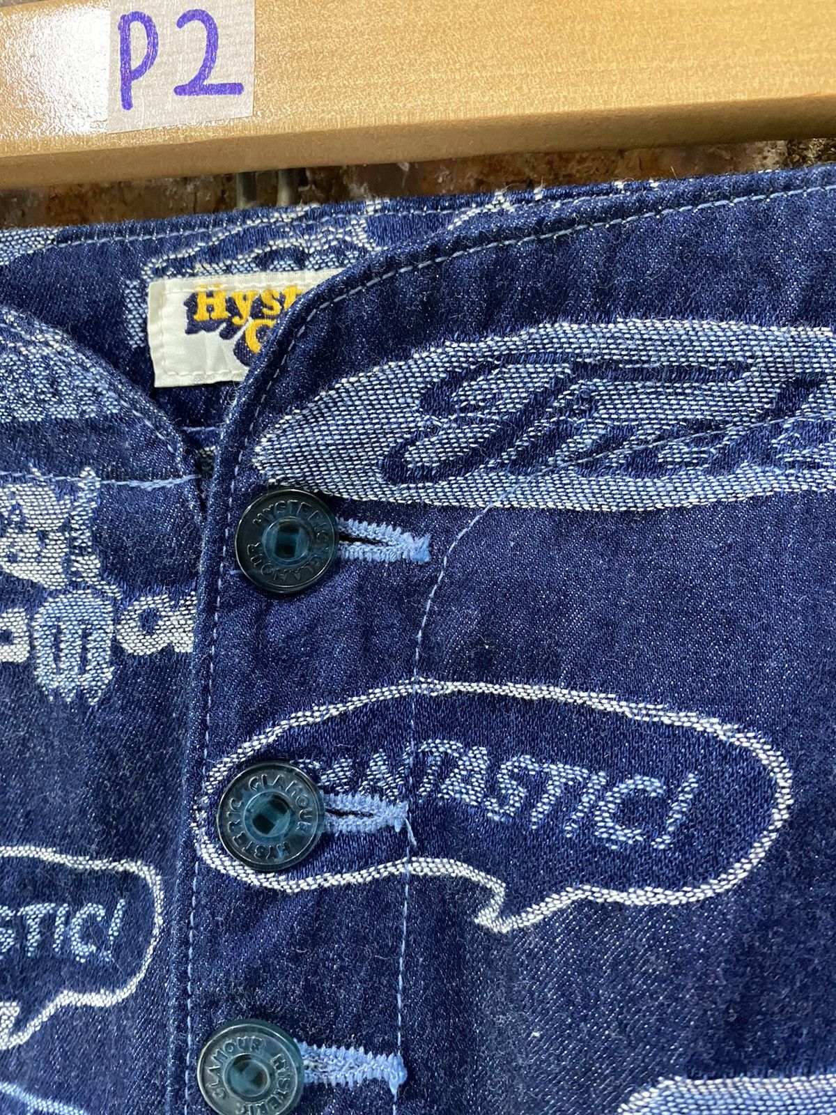 Hysteric Glamour 1990s Hysteric Fuck Hell Iconic logo skirts Size 29" - 8 Thumbnail