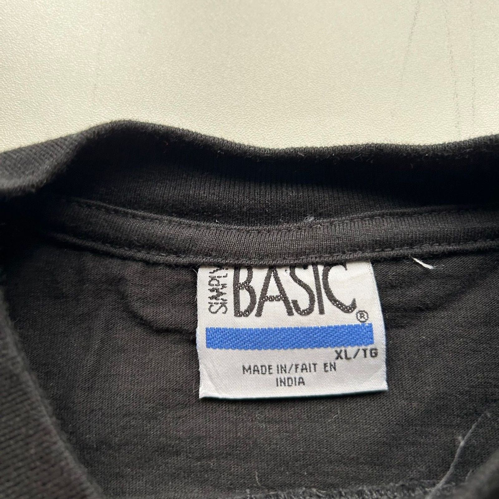 Vintage Vintage Y2K Sun Faded Black Blank Basic T Shirt Medium Rare Size US M / EU 48-50 / 2 - 2 Thumbnail