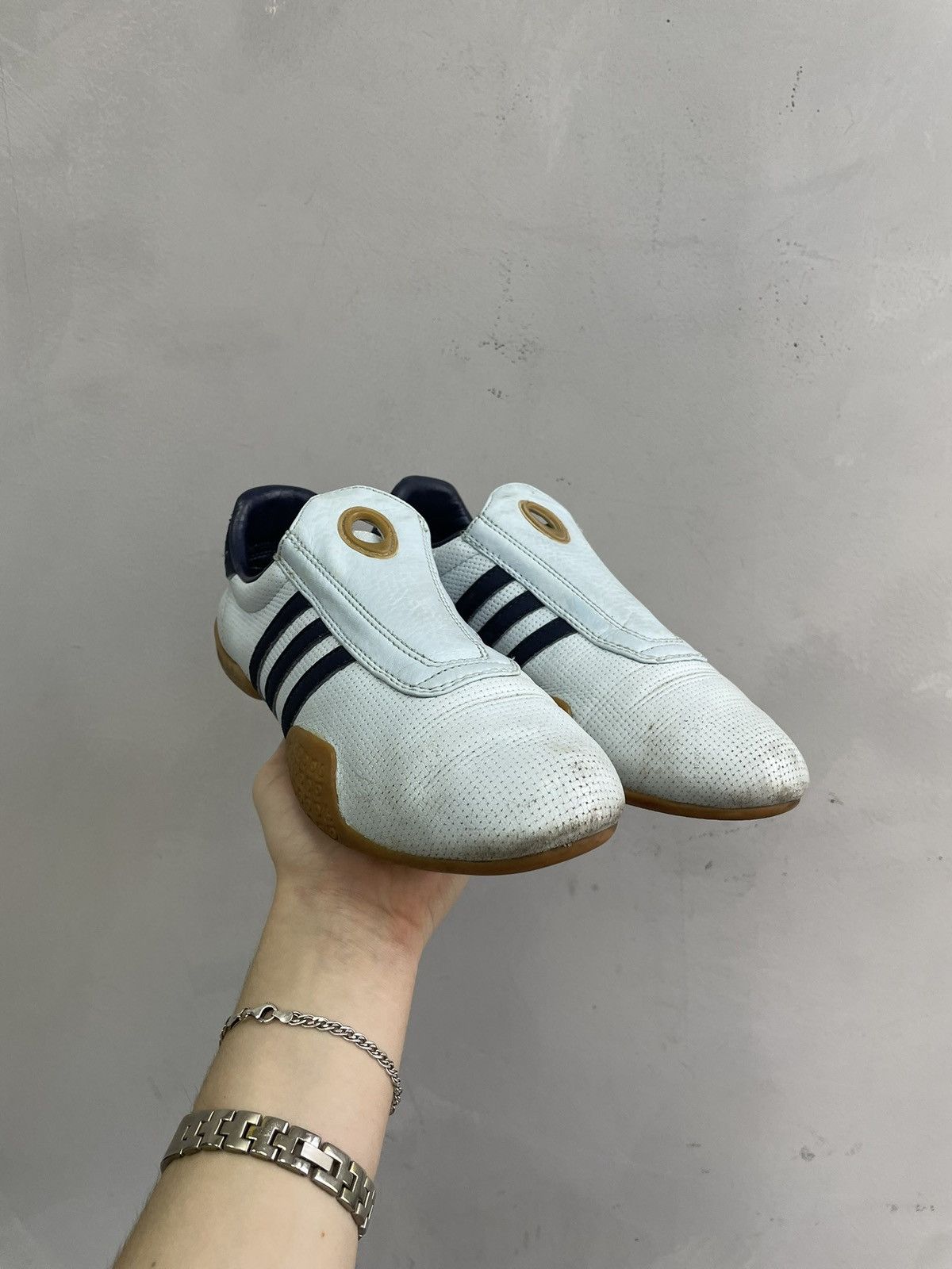 Adidas Adidas retro Y-3 style leather low shoes trainers y2k Size US 7.5 / EU 40-41 - 1 Thumbnail