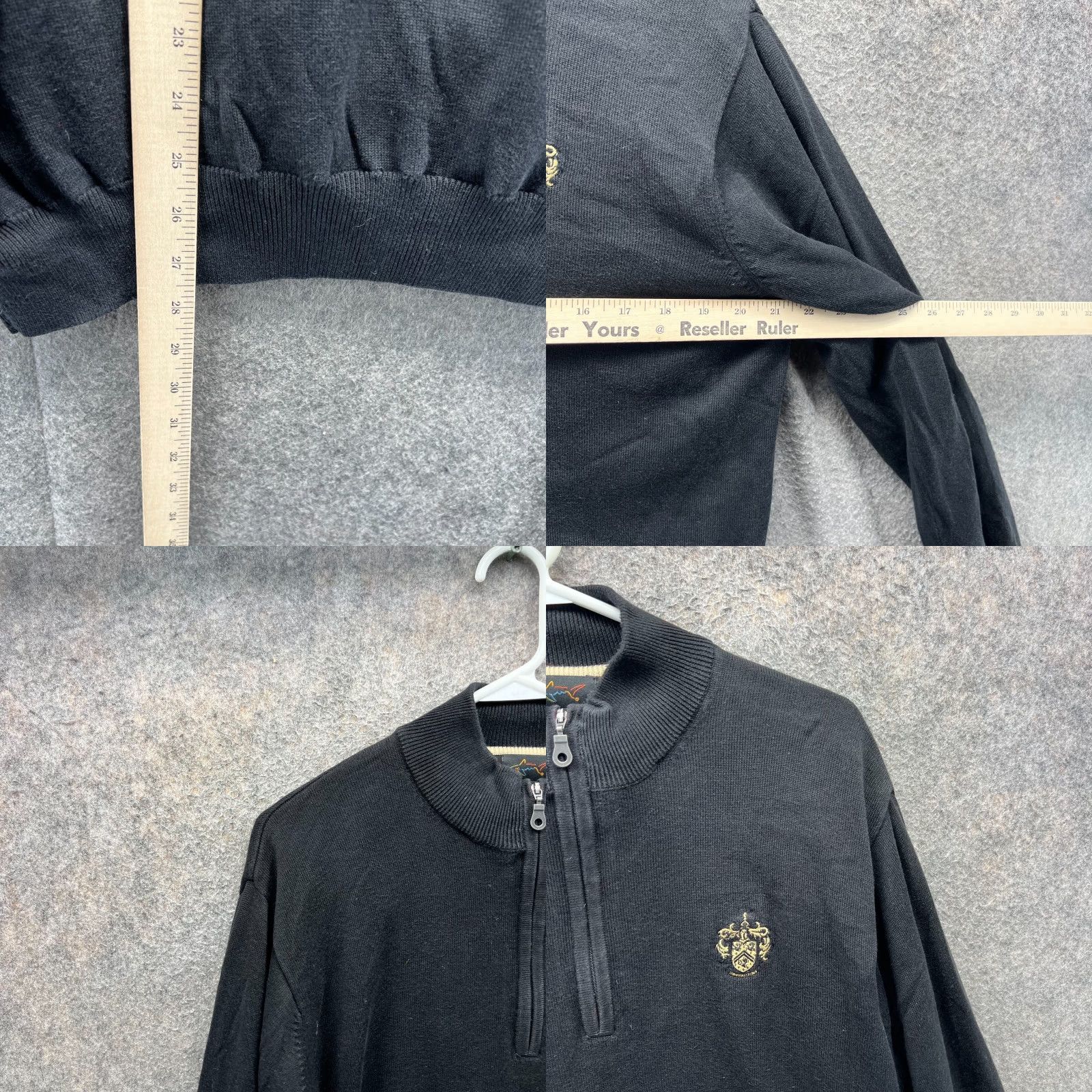 Vintage VINTAGE Greg Norman Pullover Mens M Black 1/4 Zip Sweatshirt Augusta National Golf Shirt Sweater Logo All Seasons Mens Size US M / EU 48-50 / 2 - 8 Thumbnail
