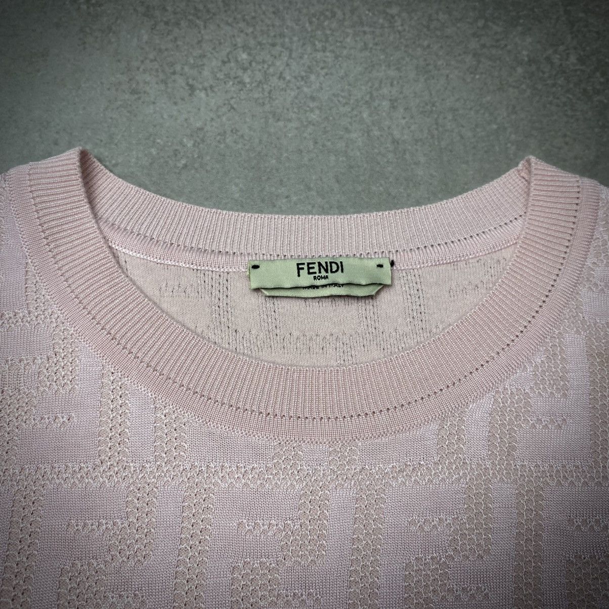 Fendi Fendi monogram t-shirt Size S / US 4 / IT 40 - 3 Thumbnail